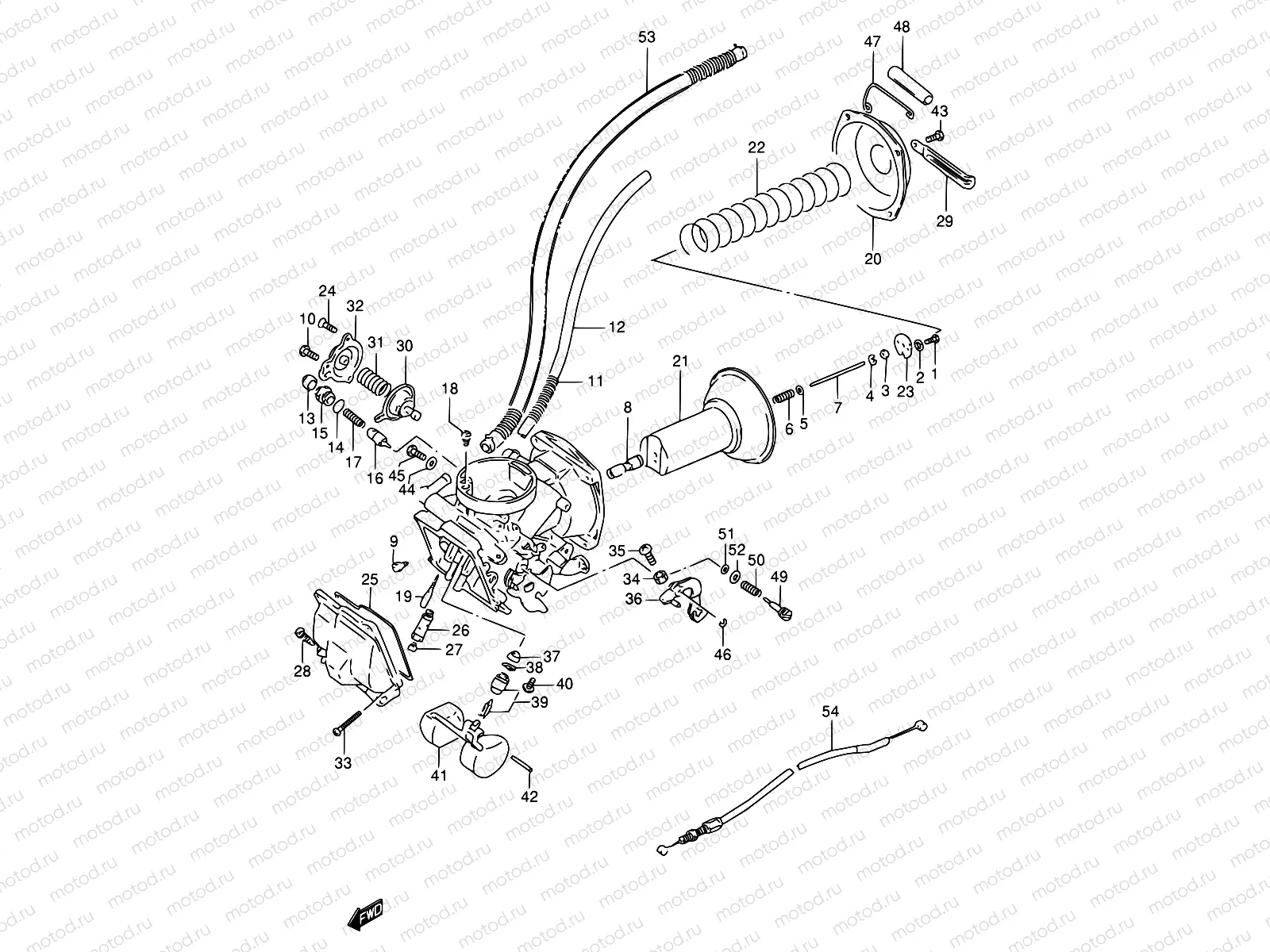 10 - CARBURETOR (FRONT)