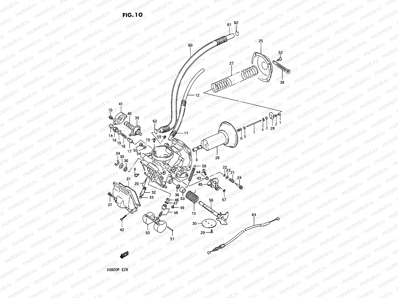 10 - CARBURETOR (FRONT)