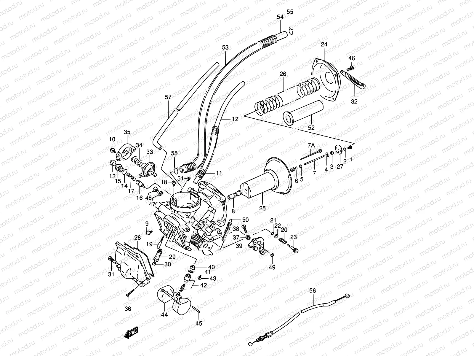 10 - CARBURETOR (FRONT)