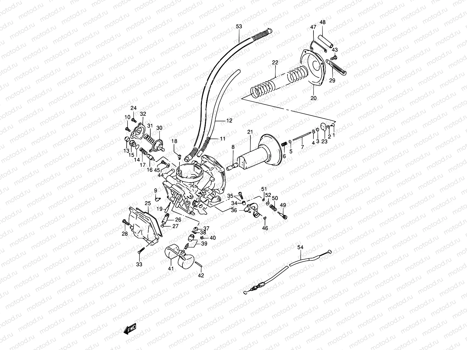 10 - CARBURETOR (FRONT)