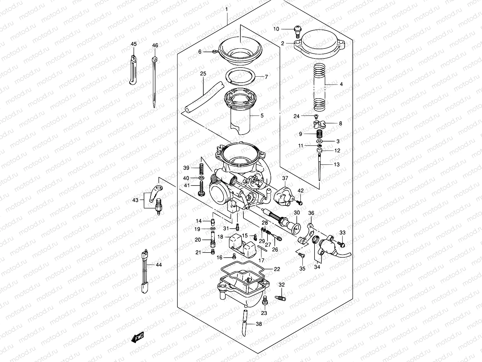 10 - CARBURETOR (MODEL K3/K4/K5/K6)