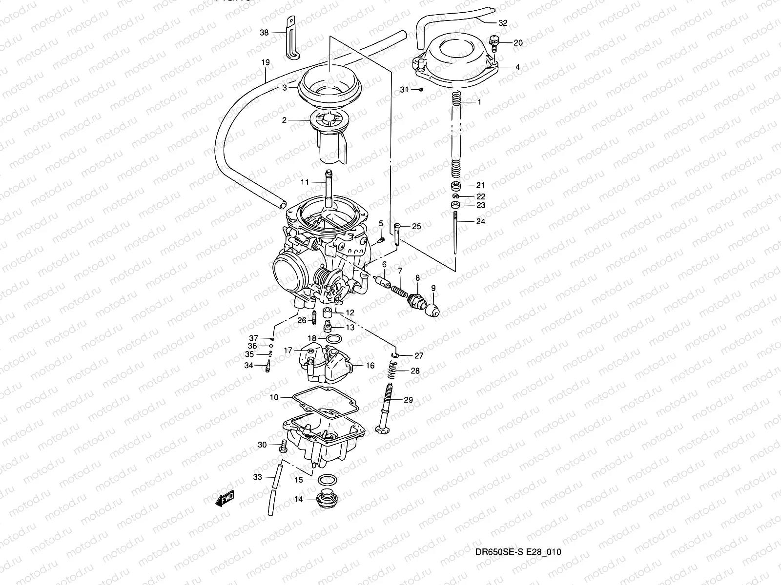 10 - CARBURETOR (MODEL N/P)