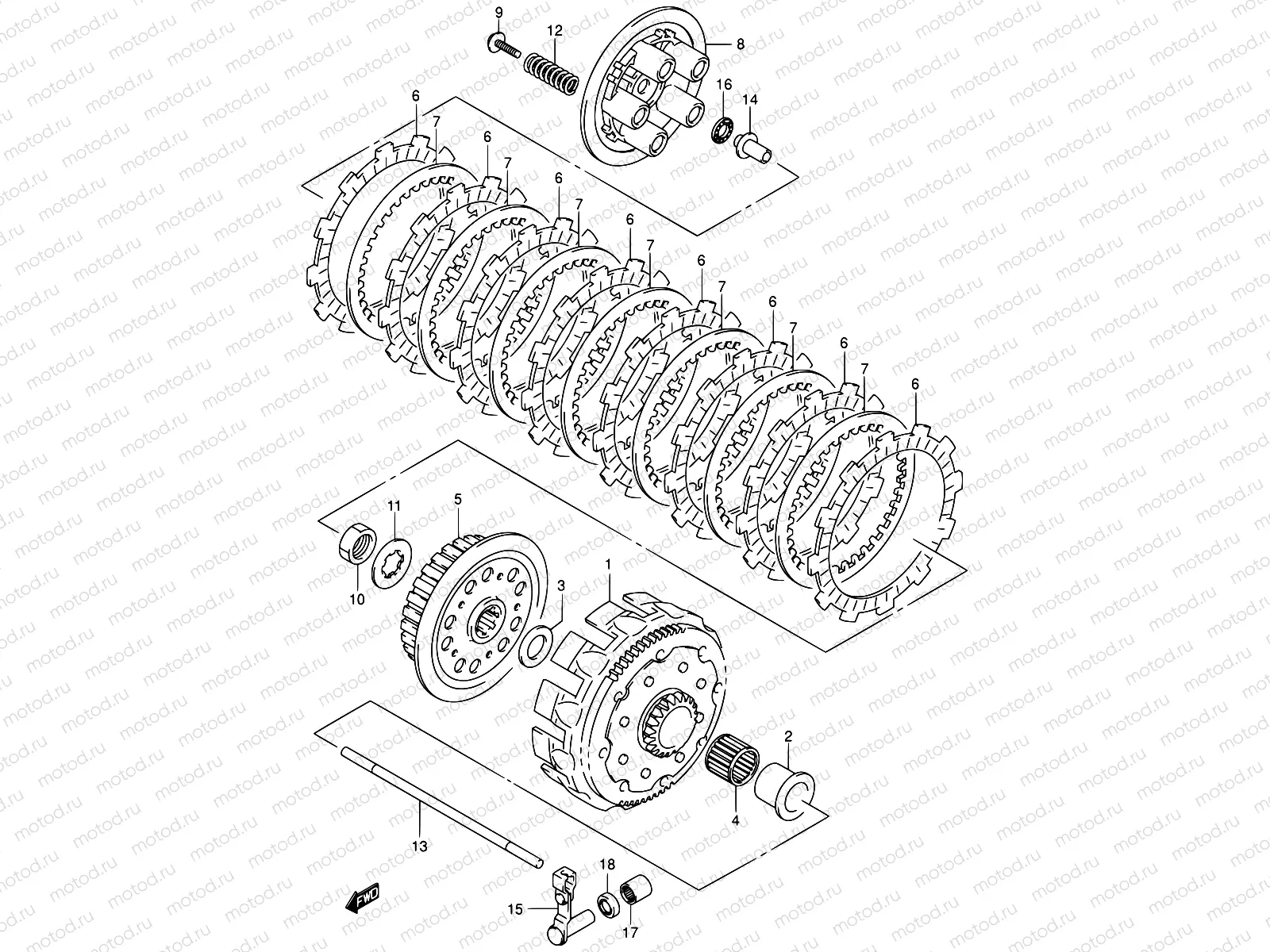 10 - CLUTCH (MODEL K1)