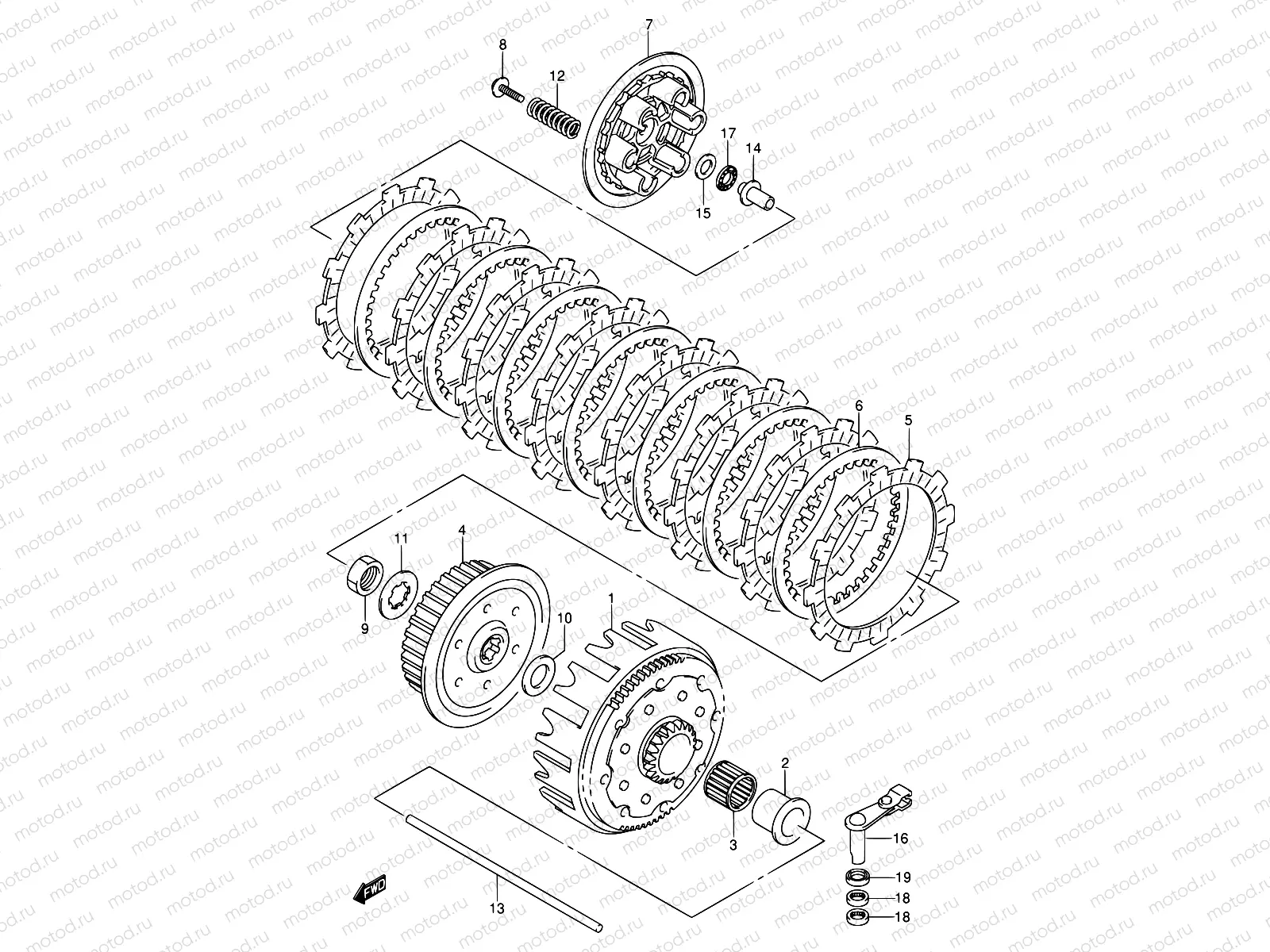 10 - CLUTCH (MODEL K1/K2)