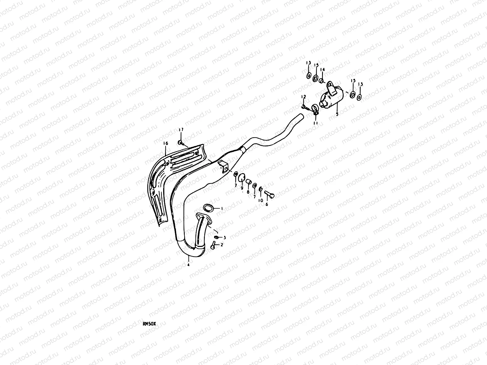 10 - MUFFLER (RM50C)