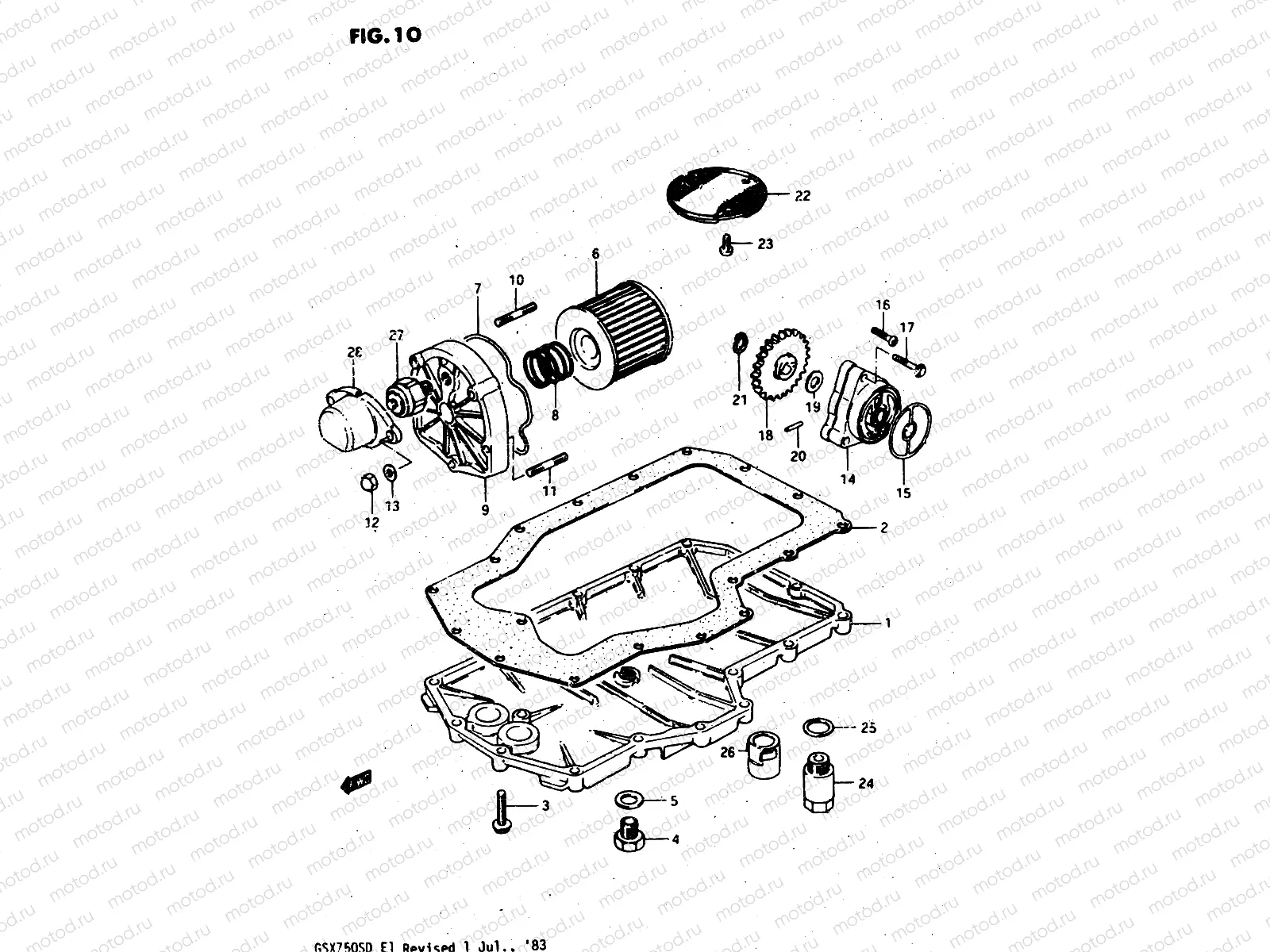 10 - OIL PUMP - OIL FILTER