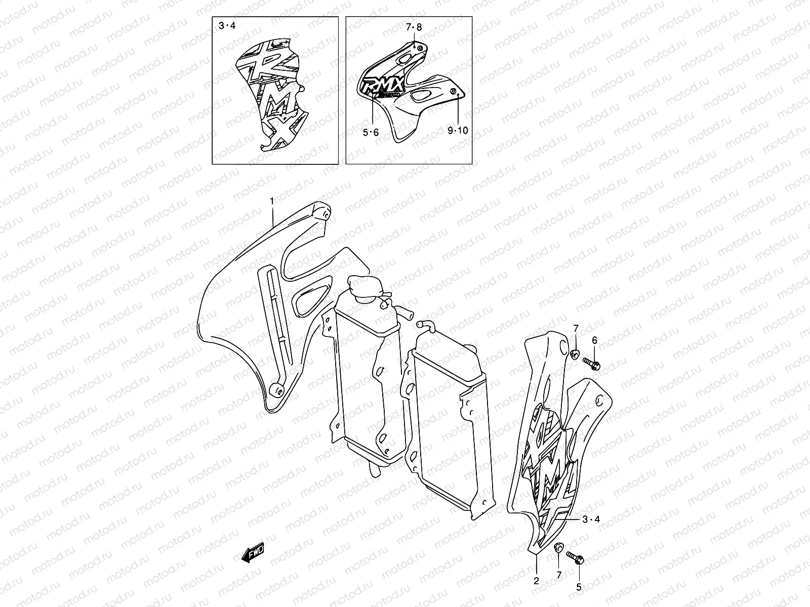 10 - RADIATOR COVER