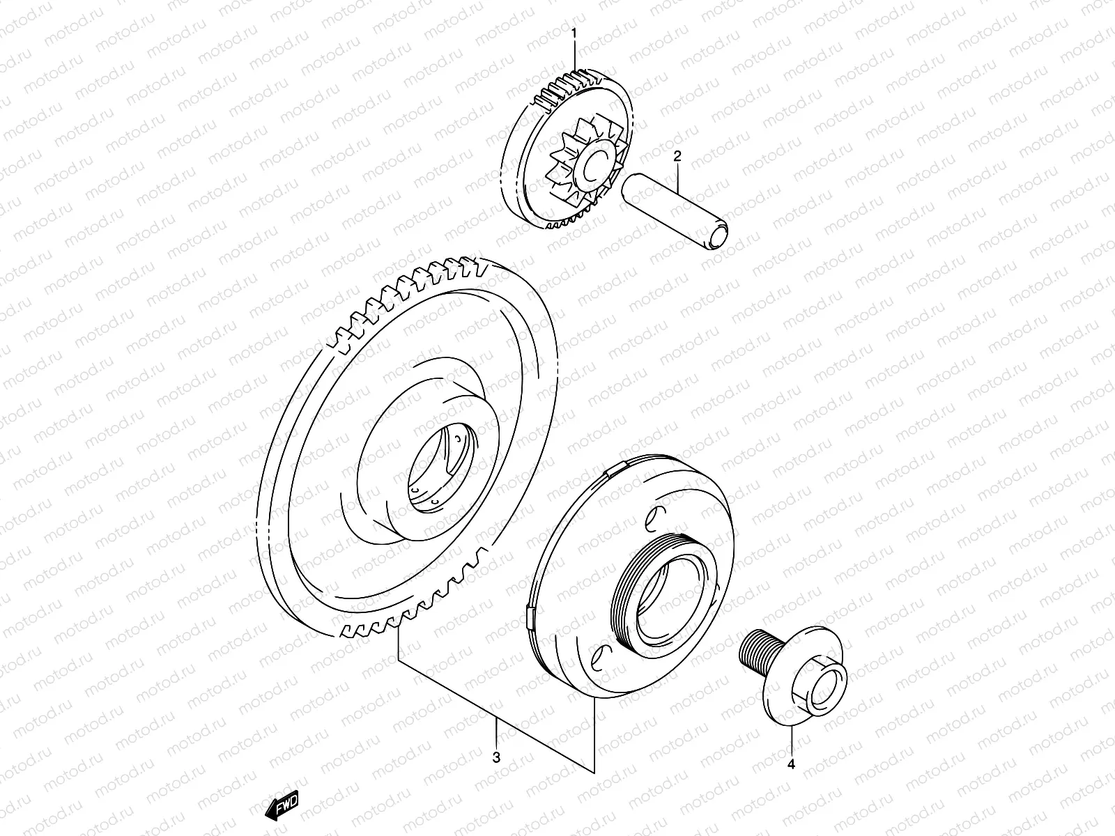 10 - STARTER CLUTCH