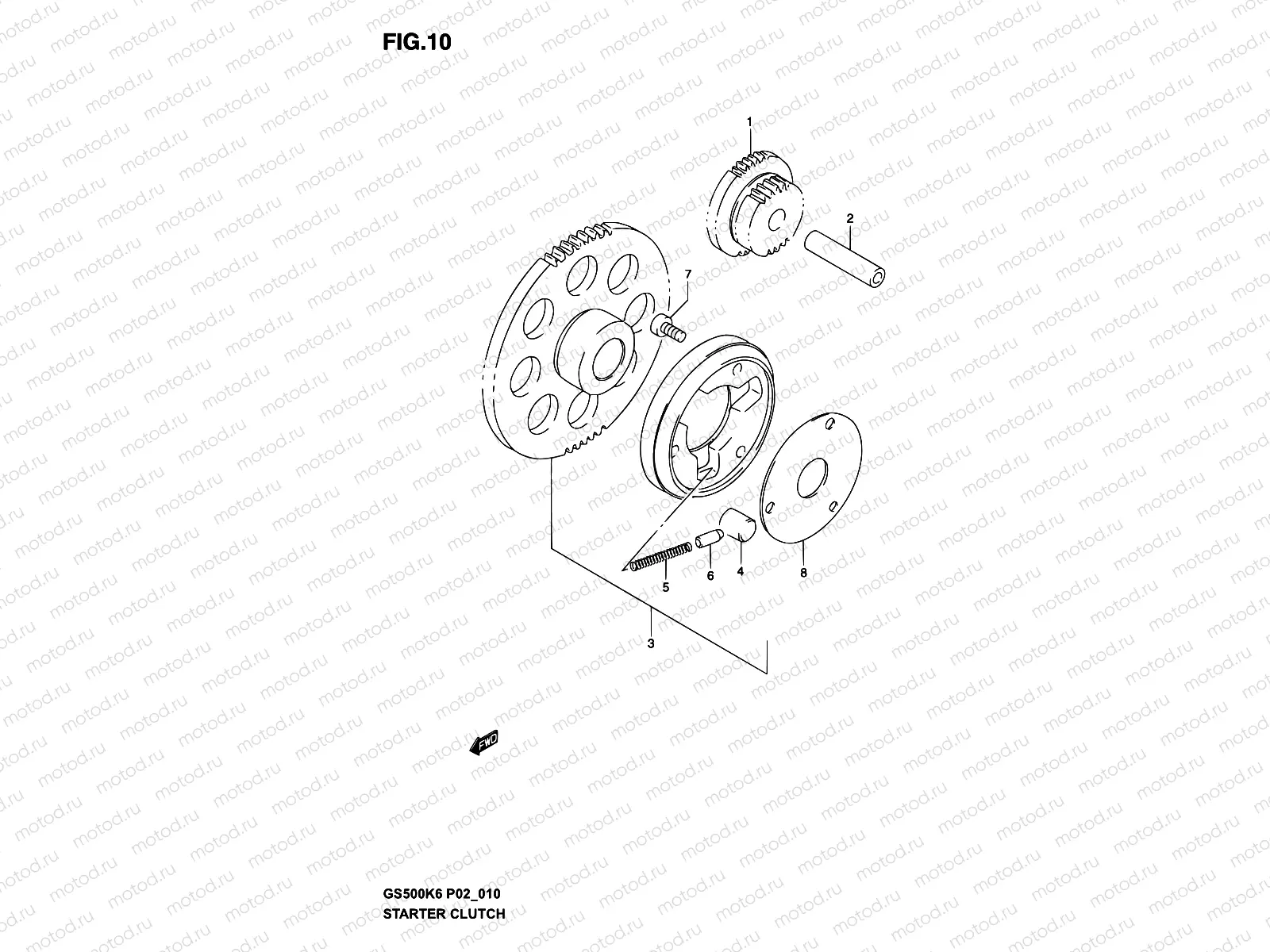 10 - STARTER CLUTCH