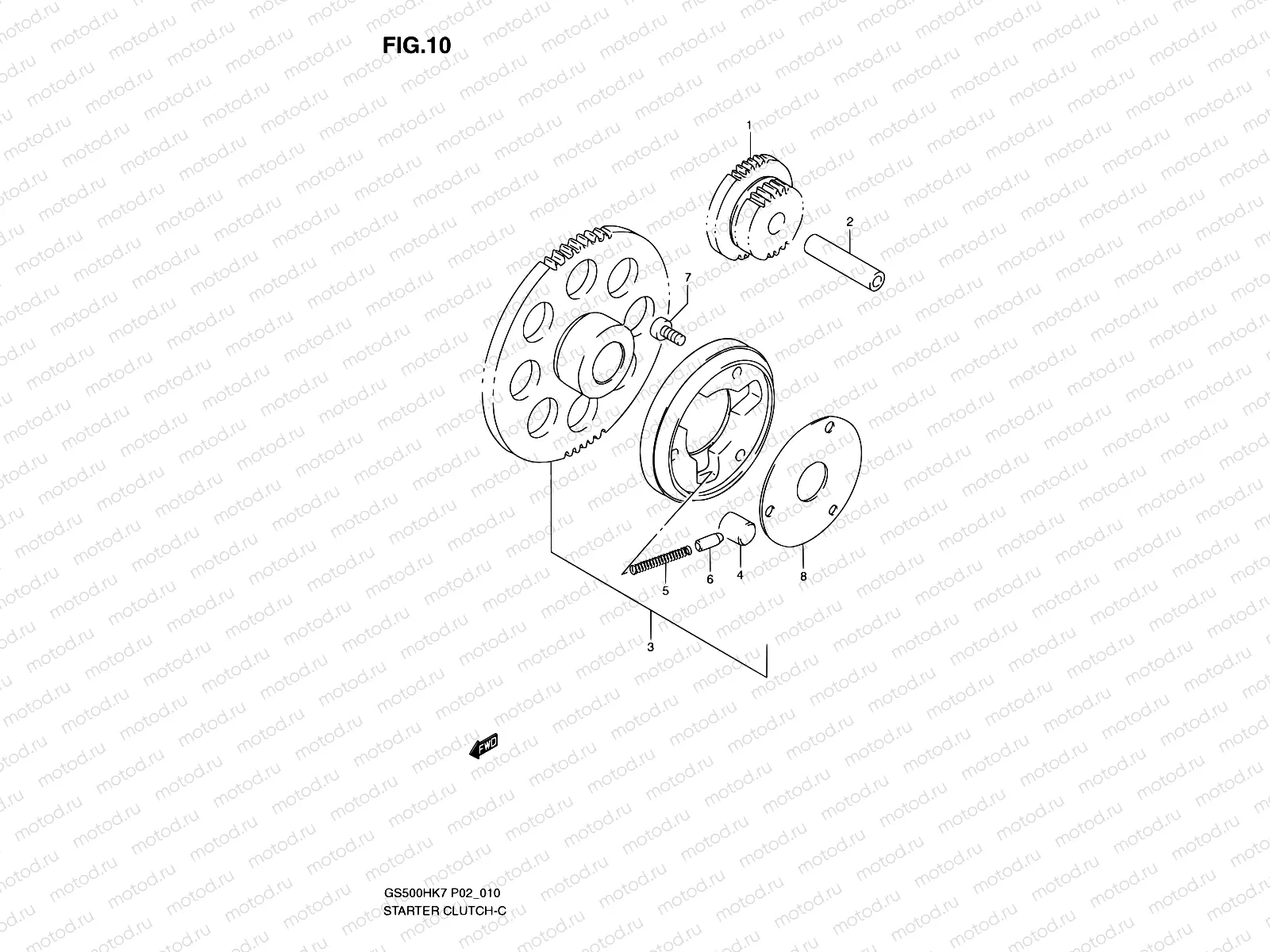 10 - STARTER CLUTCH