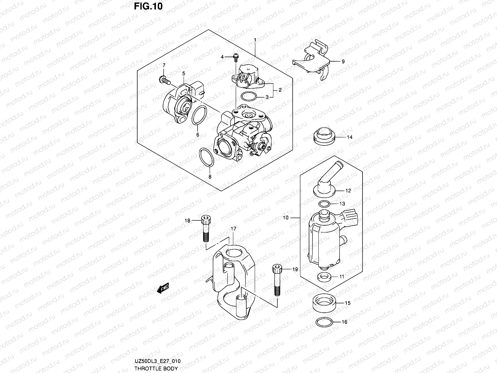 10 - THROTTLE BODY