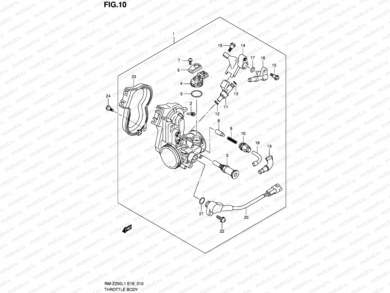10 - THROTTLE BODY