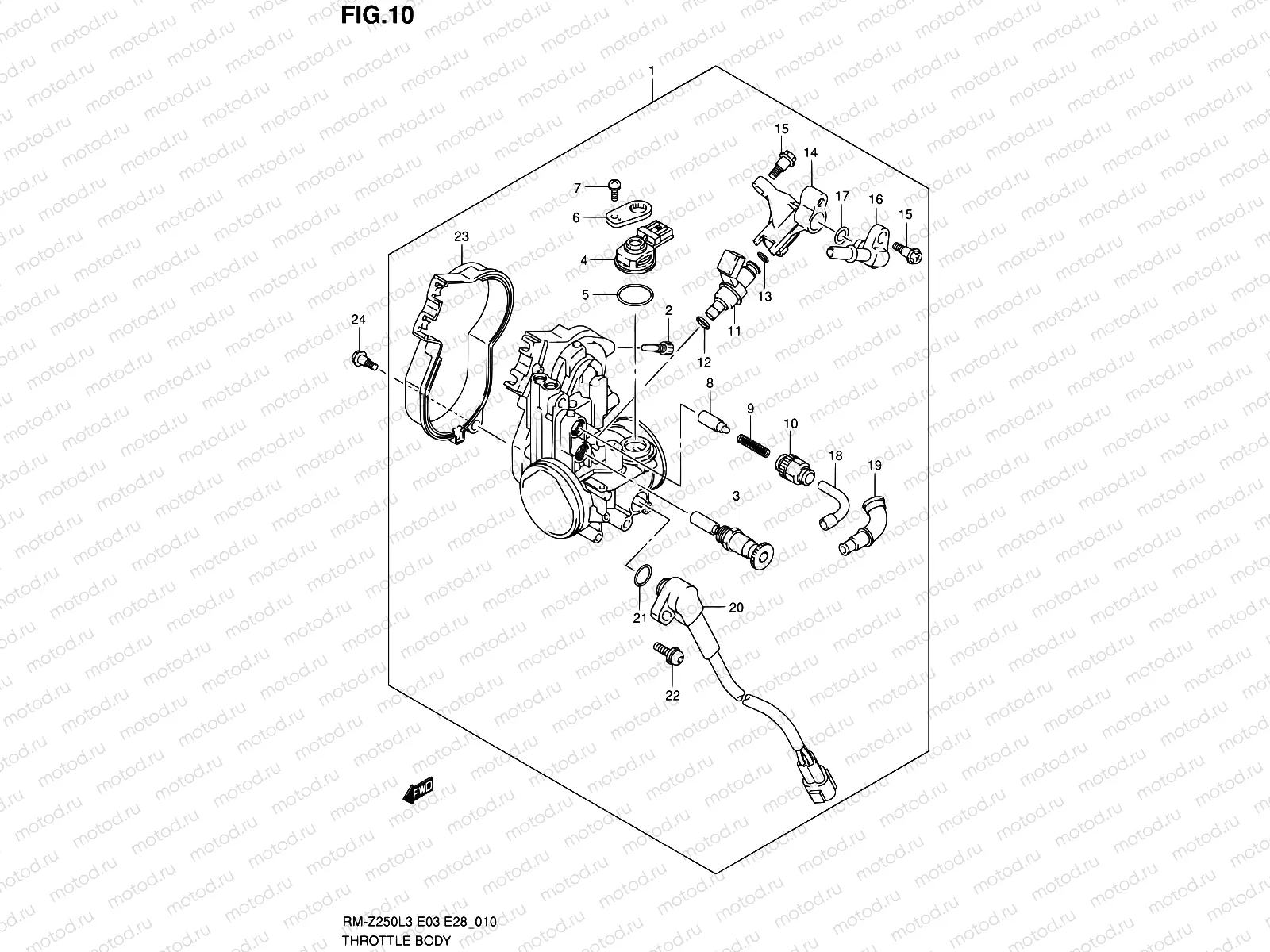 10 - THROTTLE BODY