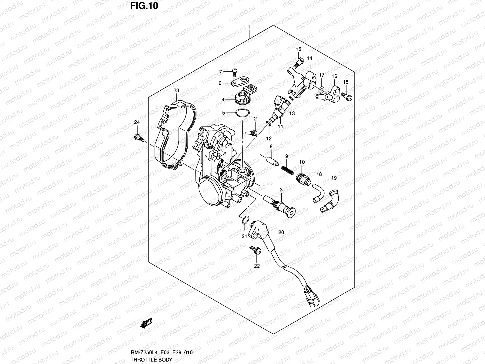 10 - THROTTLE BODY
