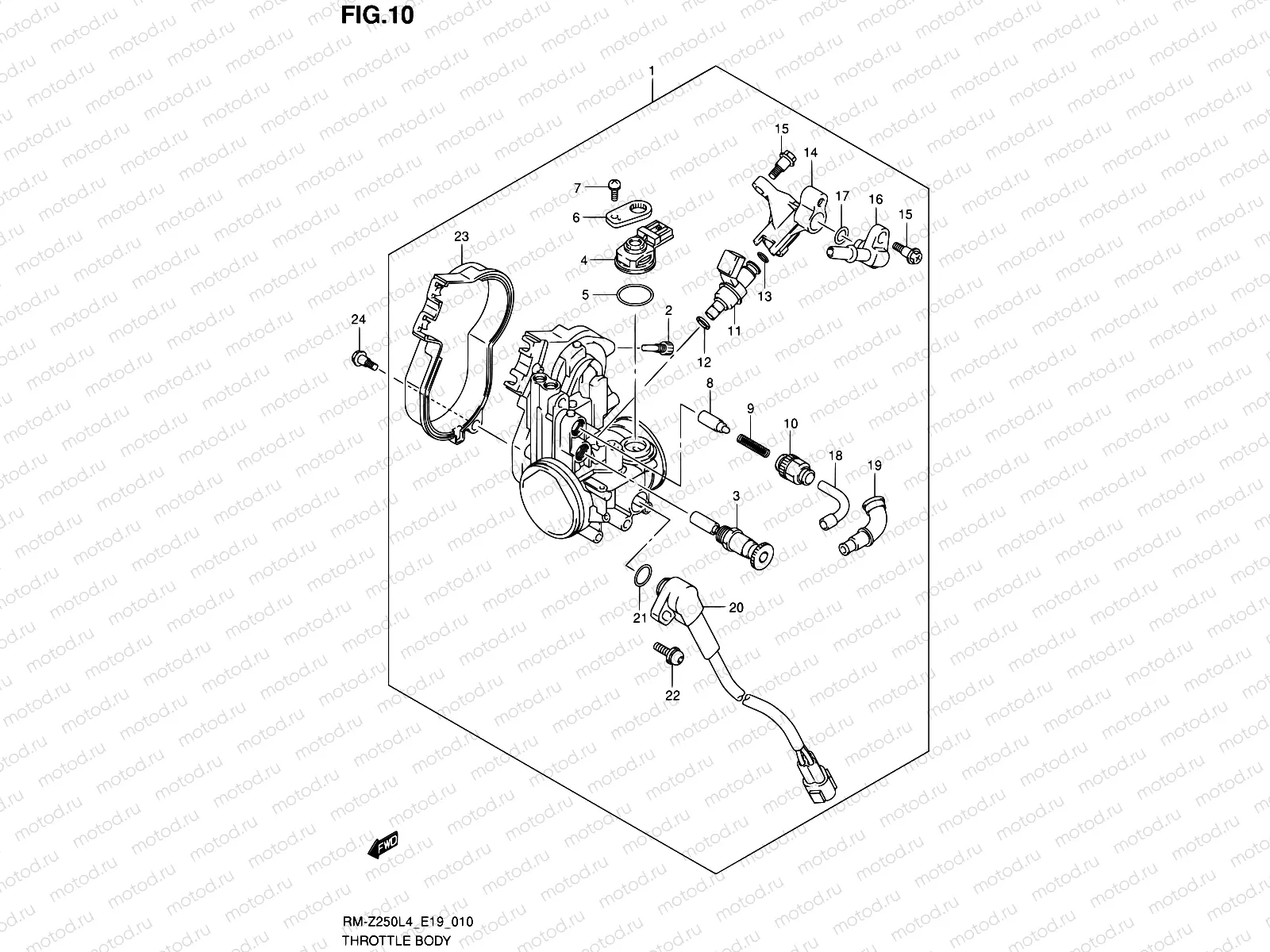 10 - THROTTLE BODY