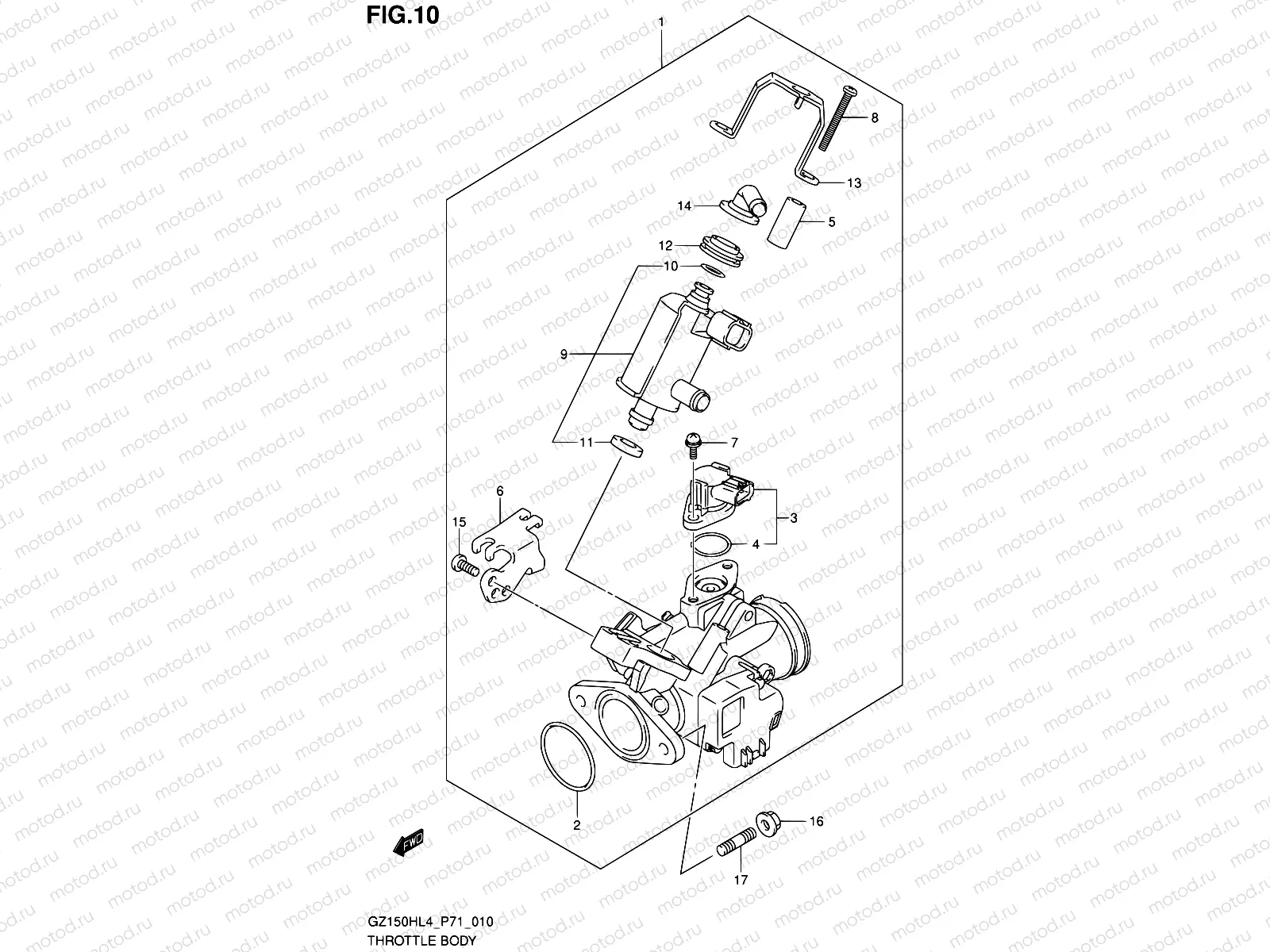10 - THROTTLE BODY