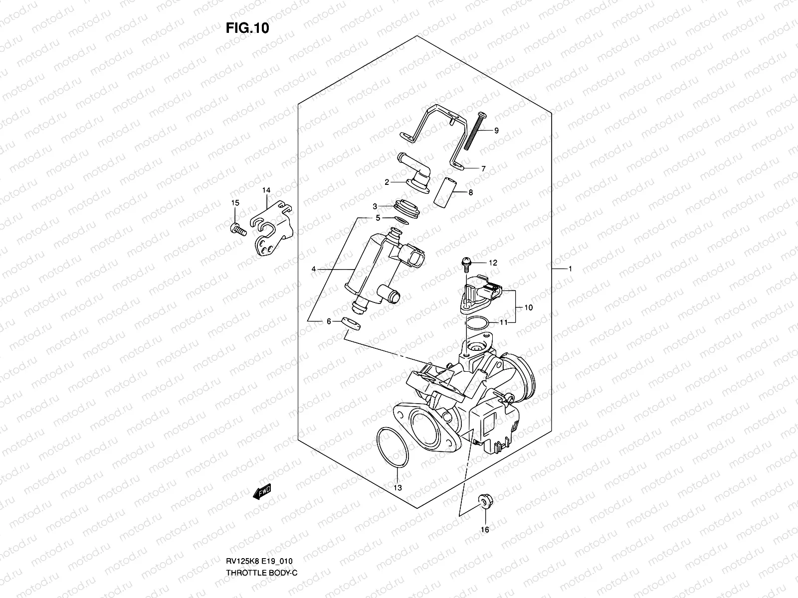 10 - THROTTLE BODY