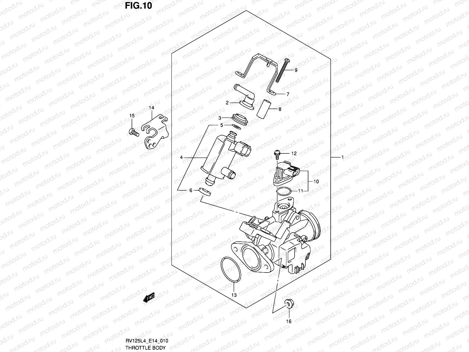 10 - THROTTLE BODY