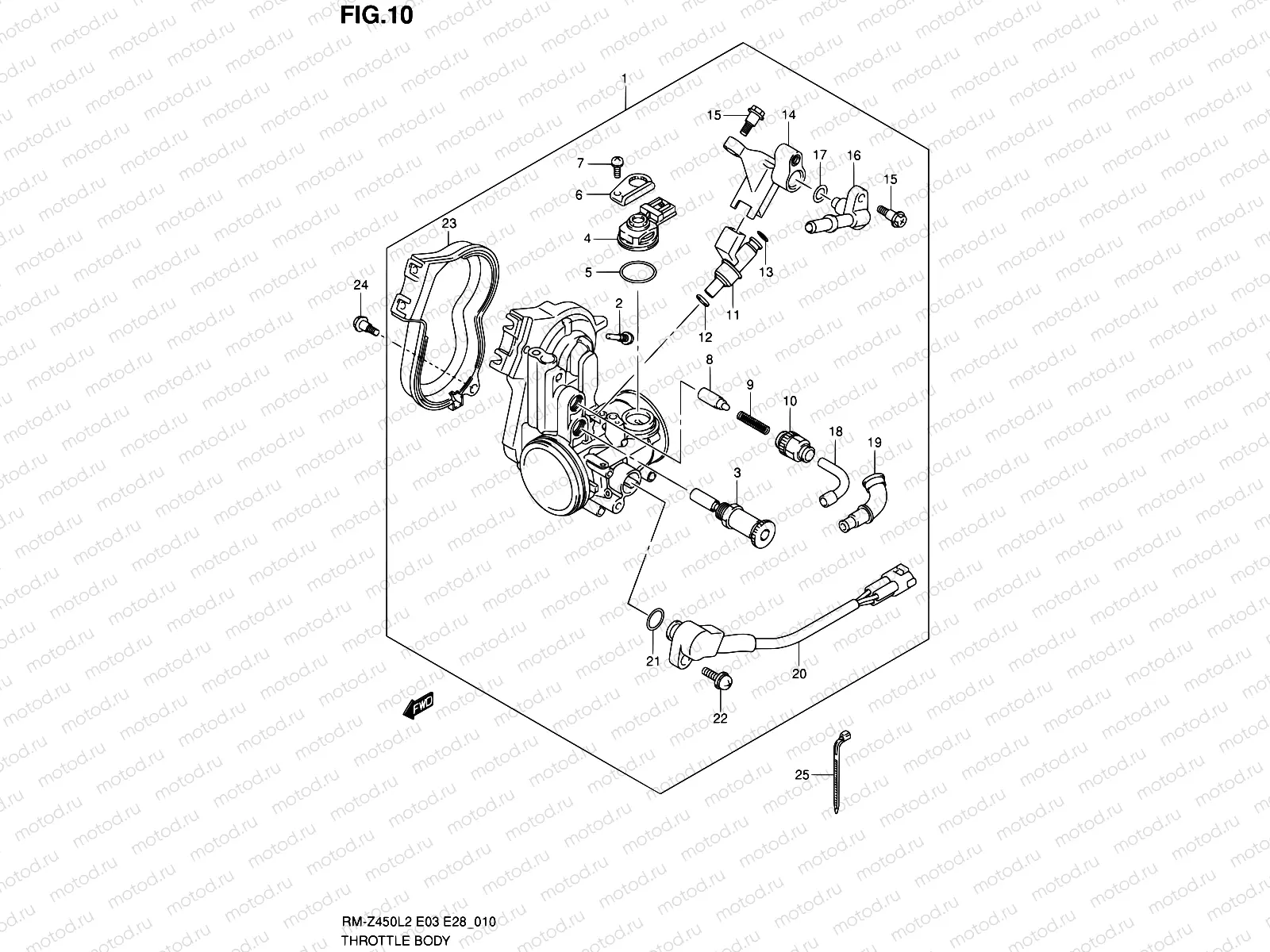 10 - THROTTLE BODY