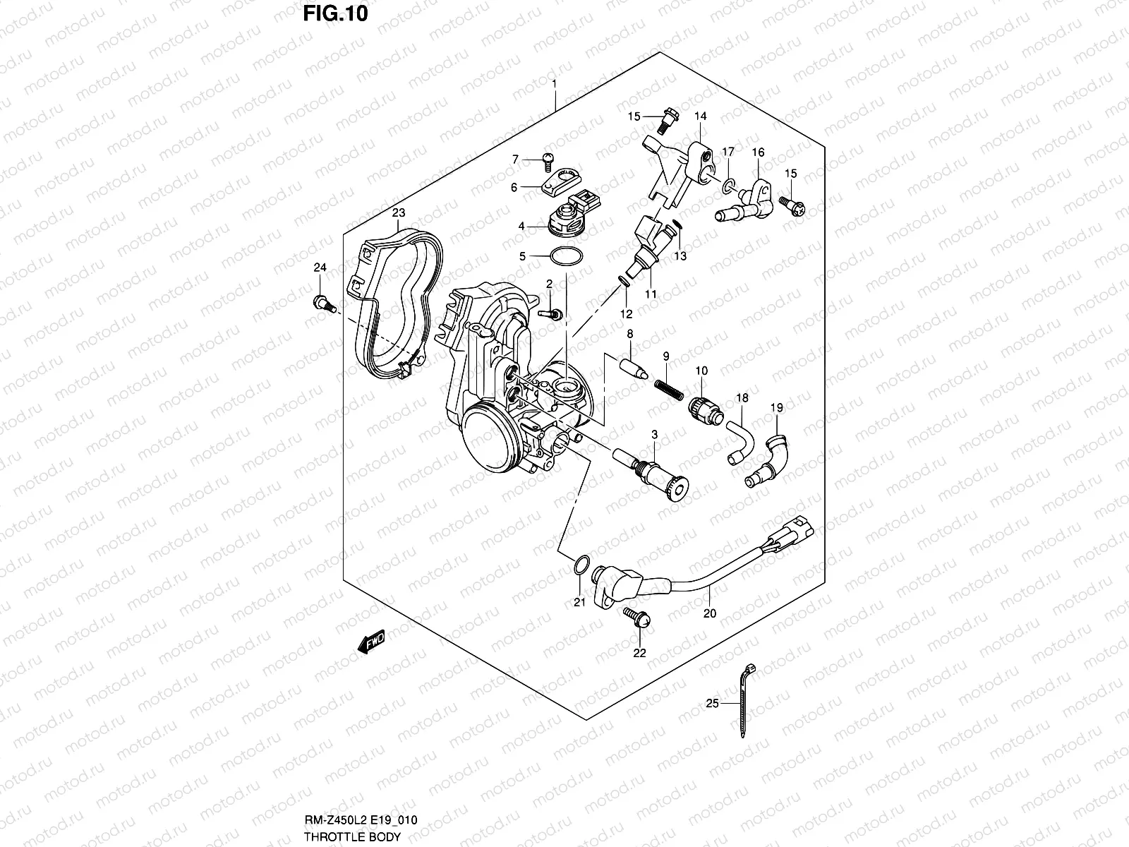 10 - THROTTLE BODY