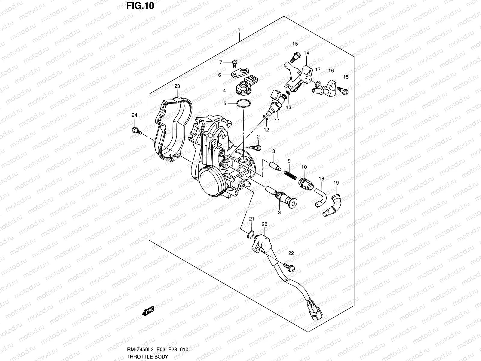 10 - THROTTLE BODY