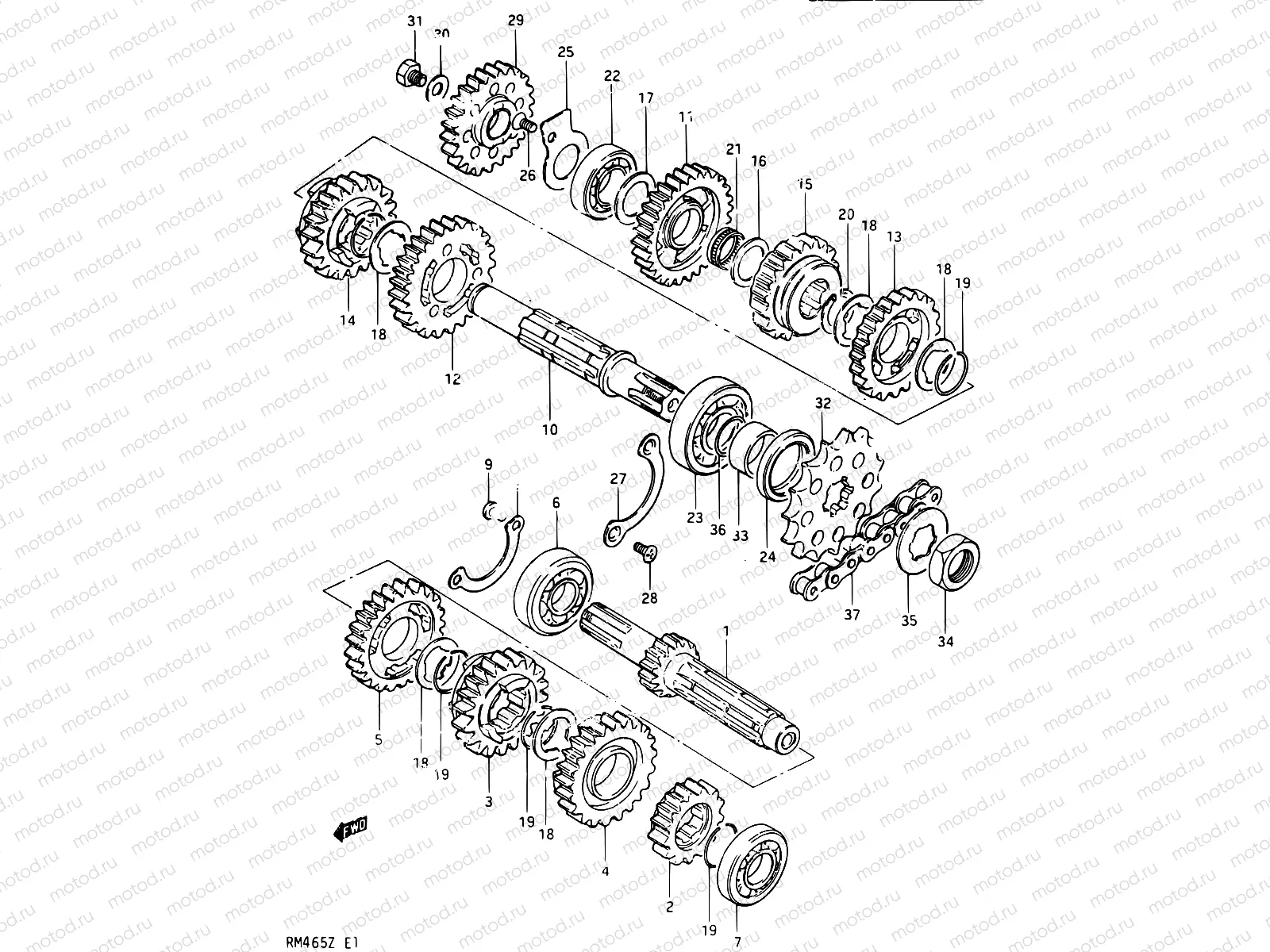10 - TRANSMISSION (MODEL X)