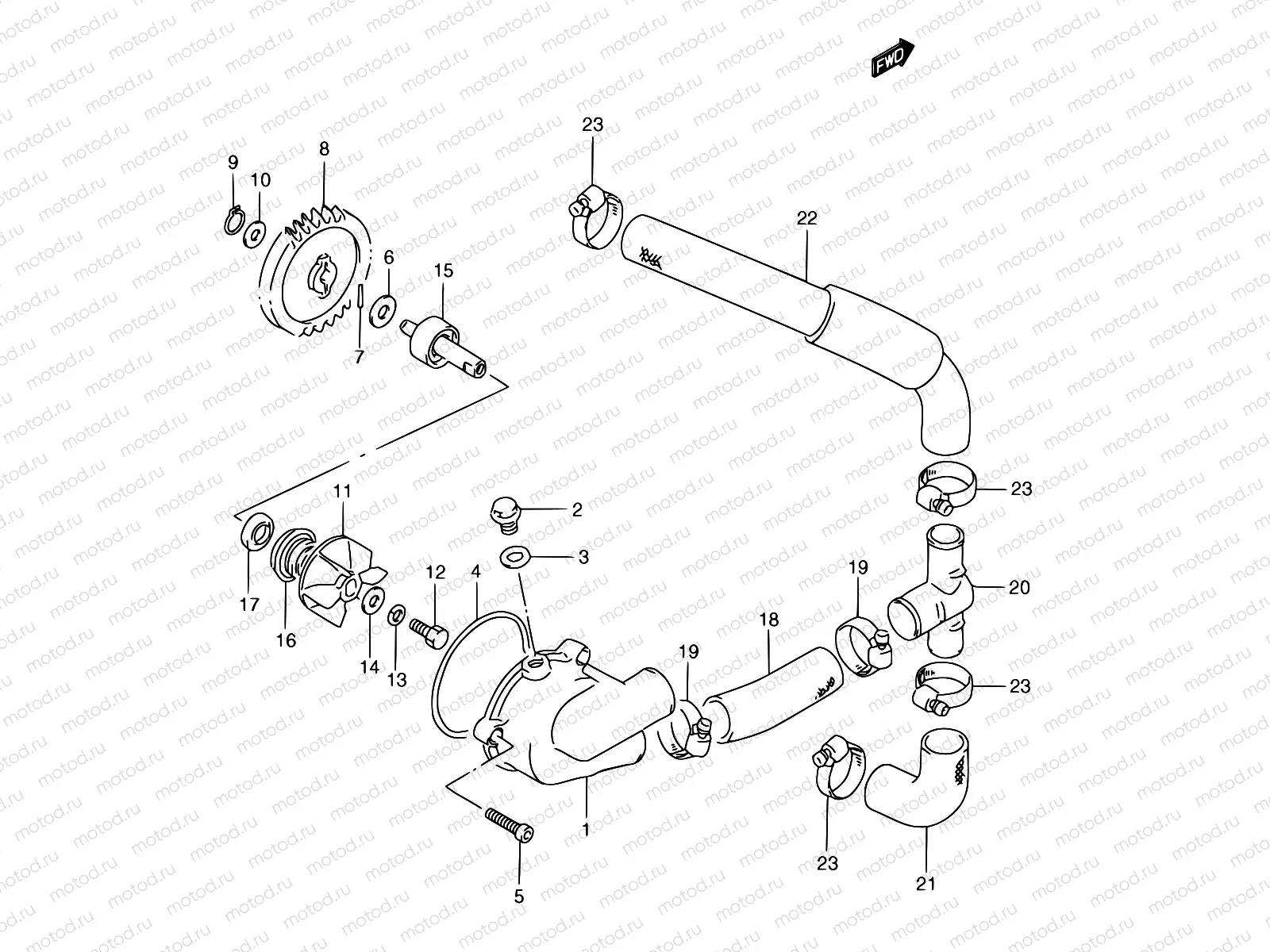 10 - WATER PUMP