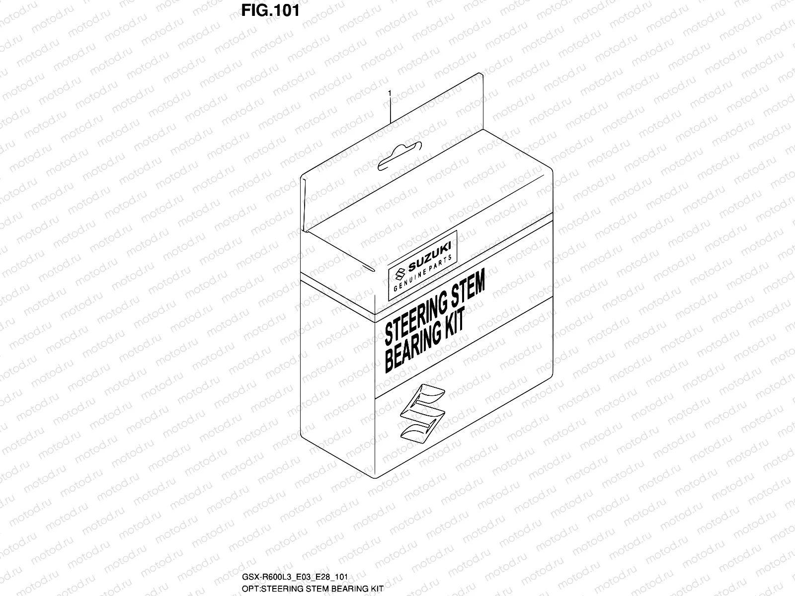 101 - STEERING STEM BEARING KIT