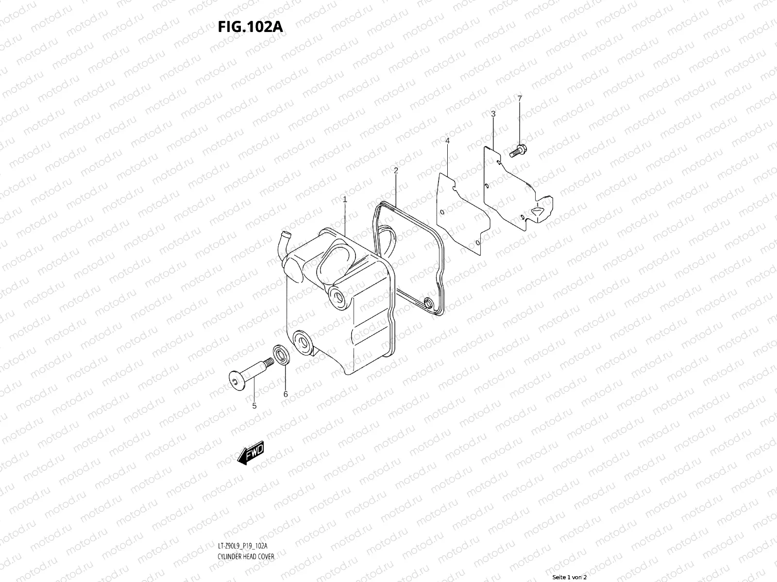 102A - CYLINDER HEAD COVER