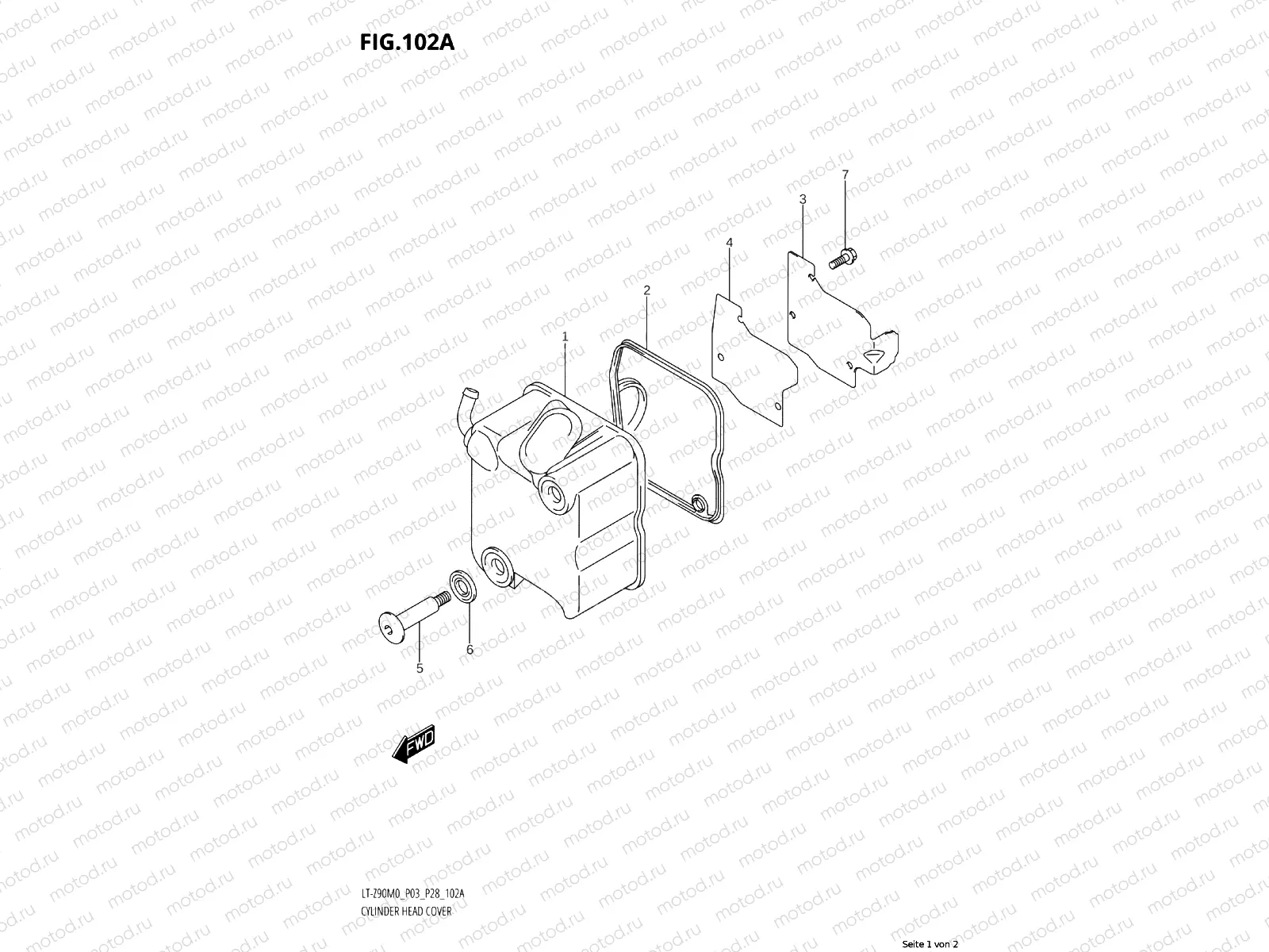 102A - CYLINDER HEAD COVER