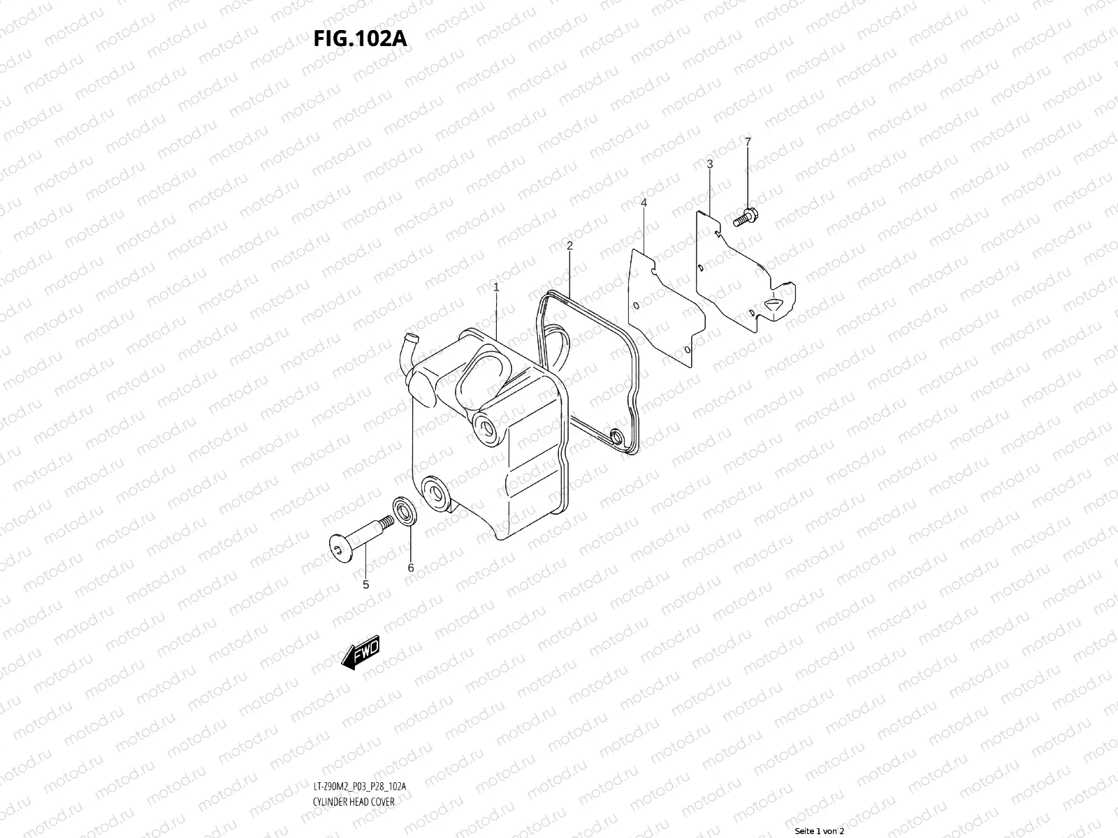 102A - CYLINDER HEAD COVER