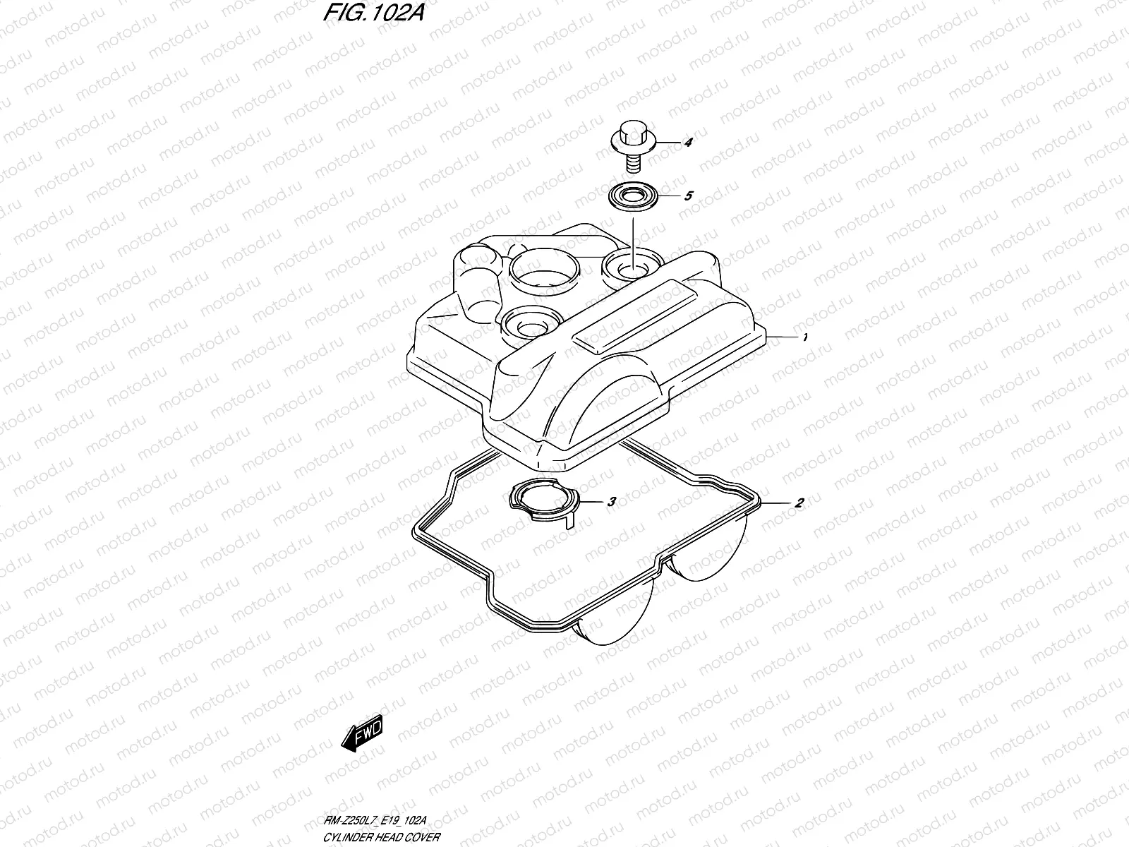 102A - CYLINDER HEAD COVER