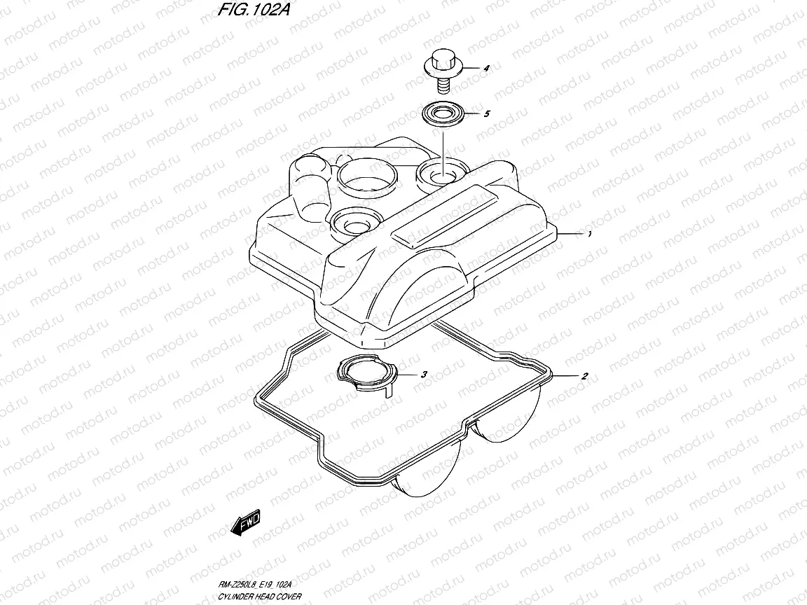 102A - CYLINDER HEAD COVER