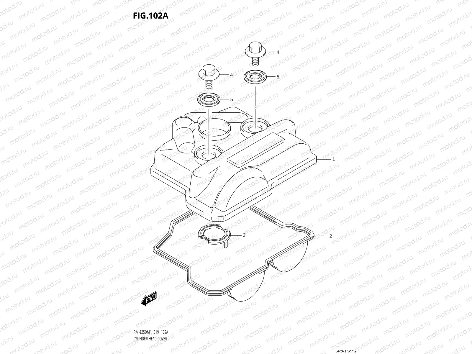 102A - CYLINDER HEAD COVER