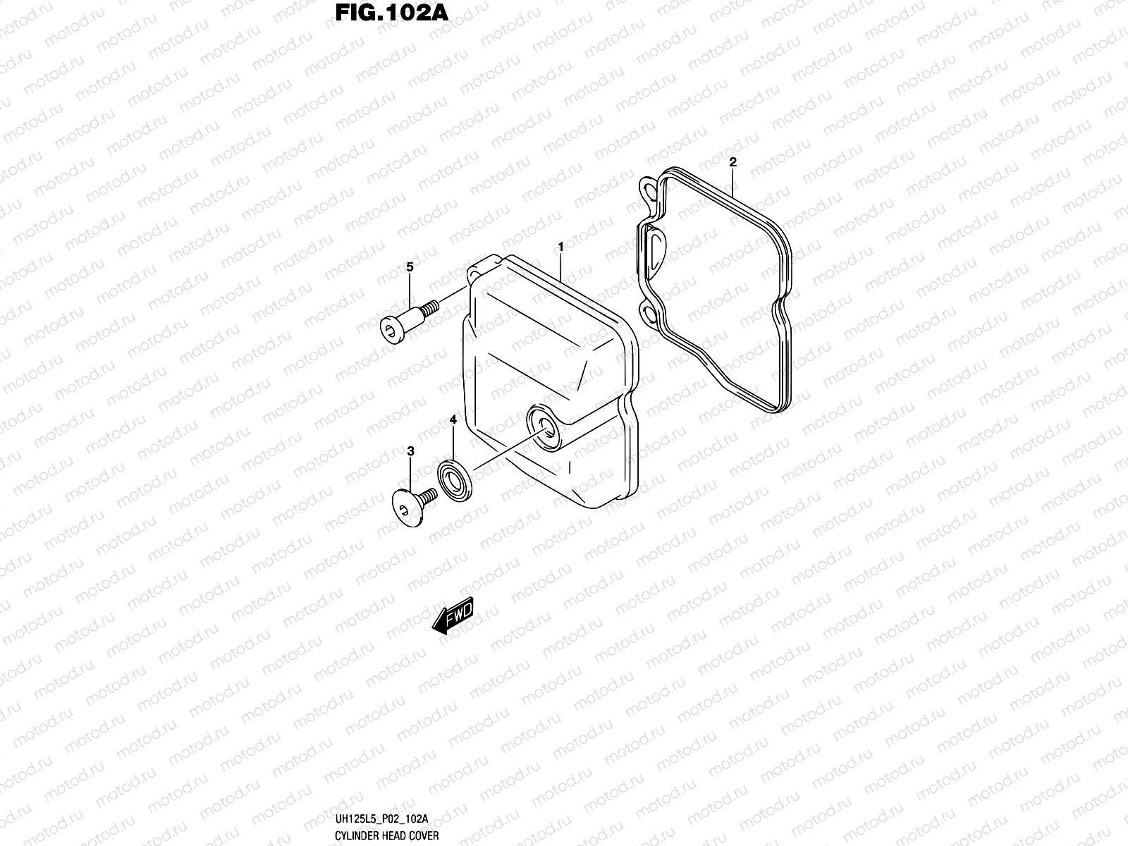 102A - CYLINDER HEAD COVER