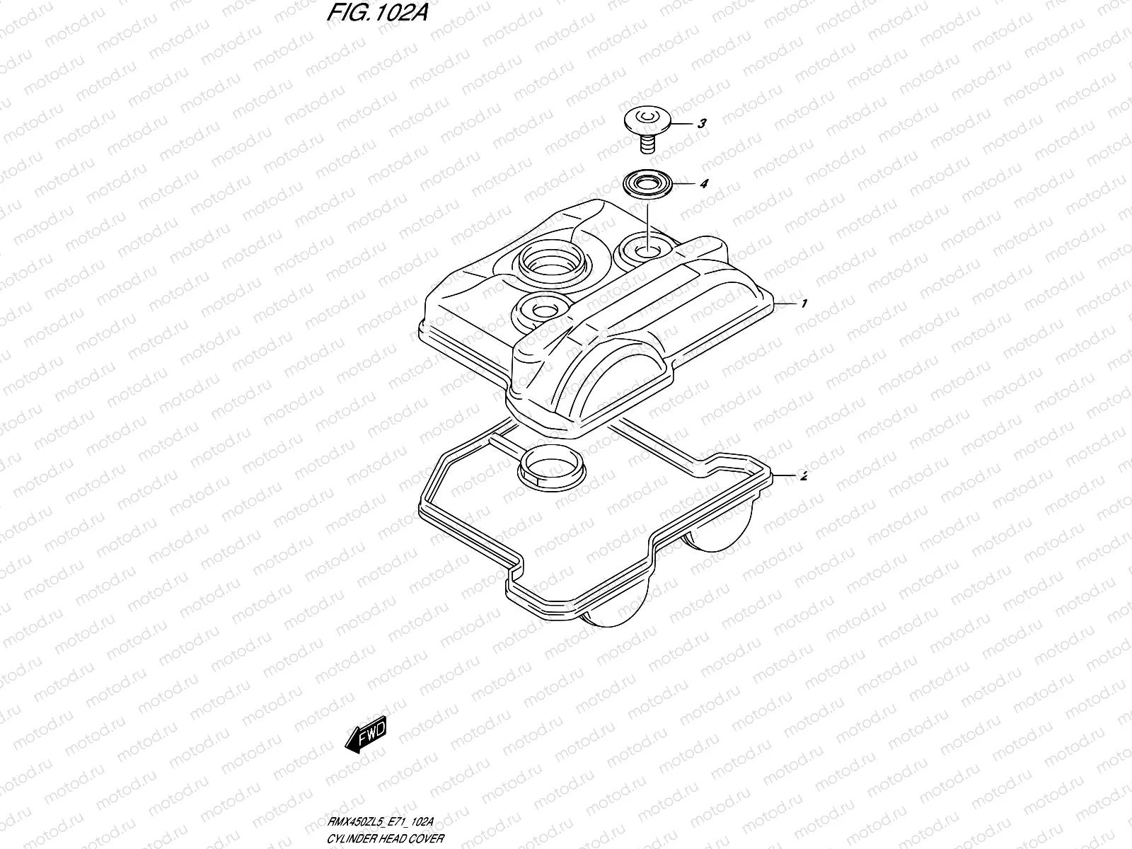 102A - CYLINDER HEAD COVER