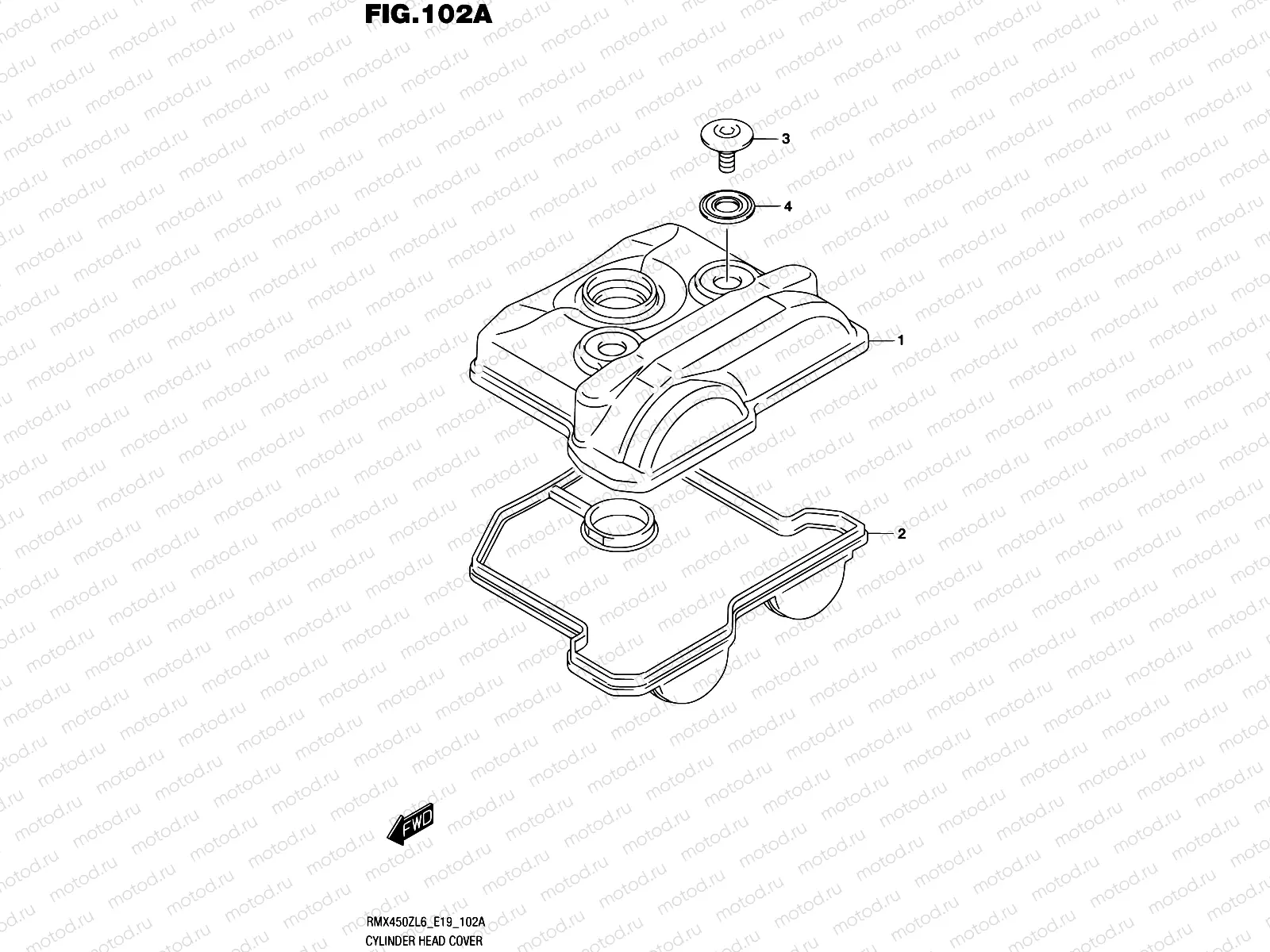 102A - CYLINDER HEAD COVER