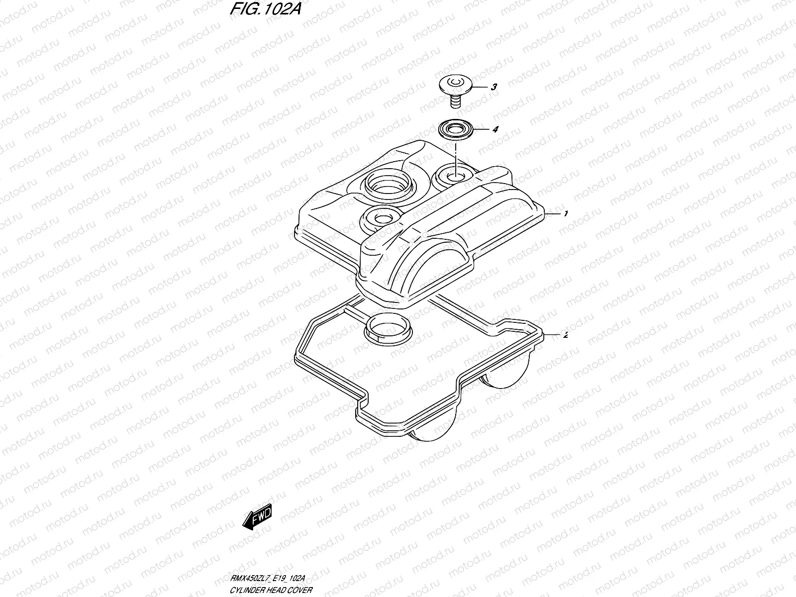 102A - CYLINDER HEAD COVER