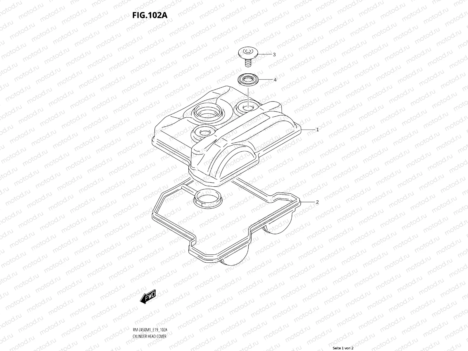 102A - CYLINDER HEAD COVER