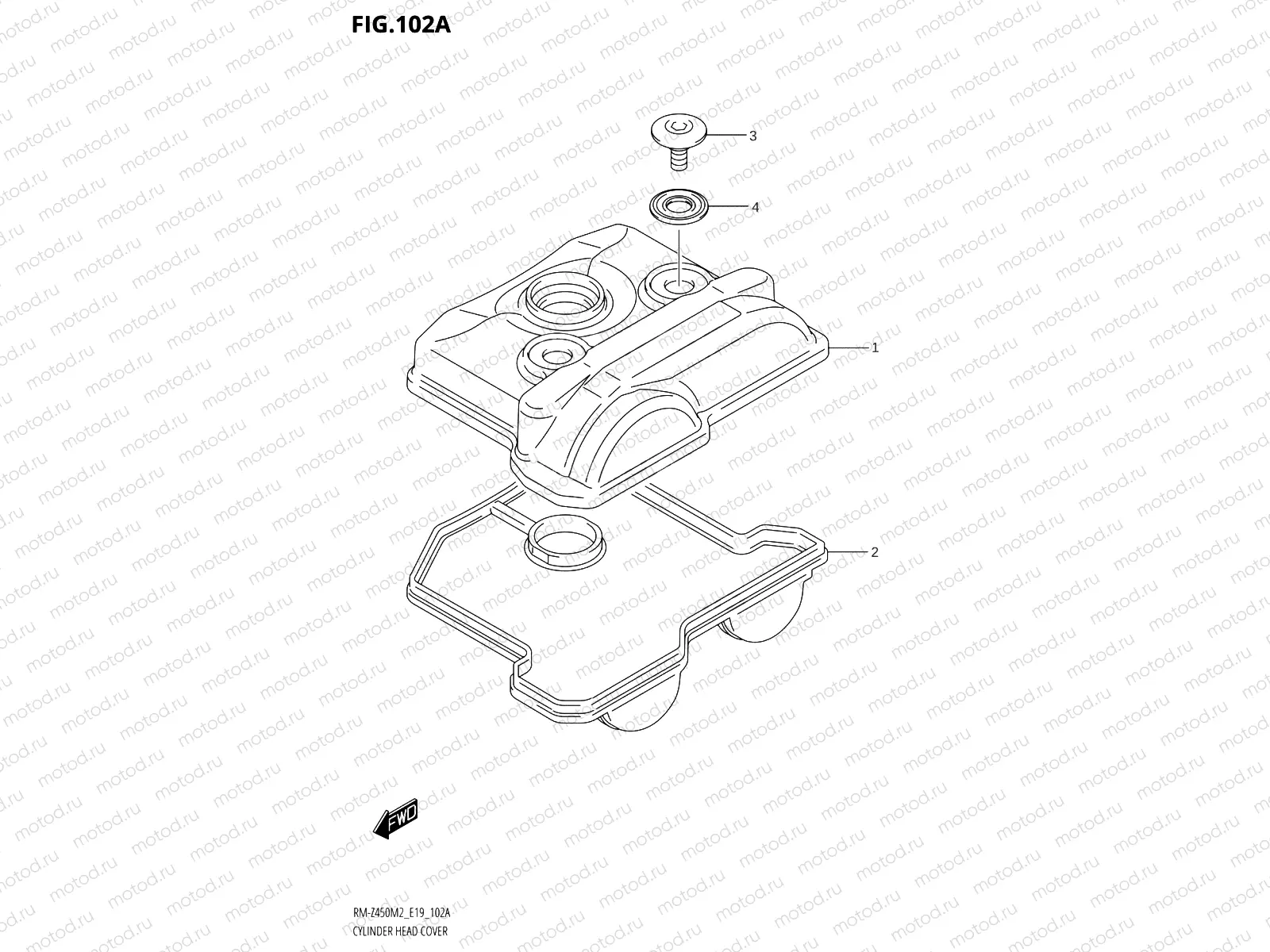 102A - CYLINDER HEAD COVER