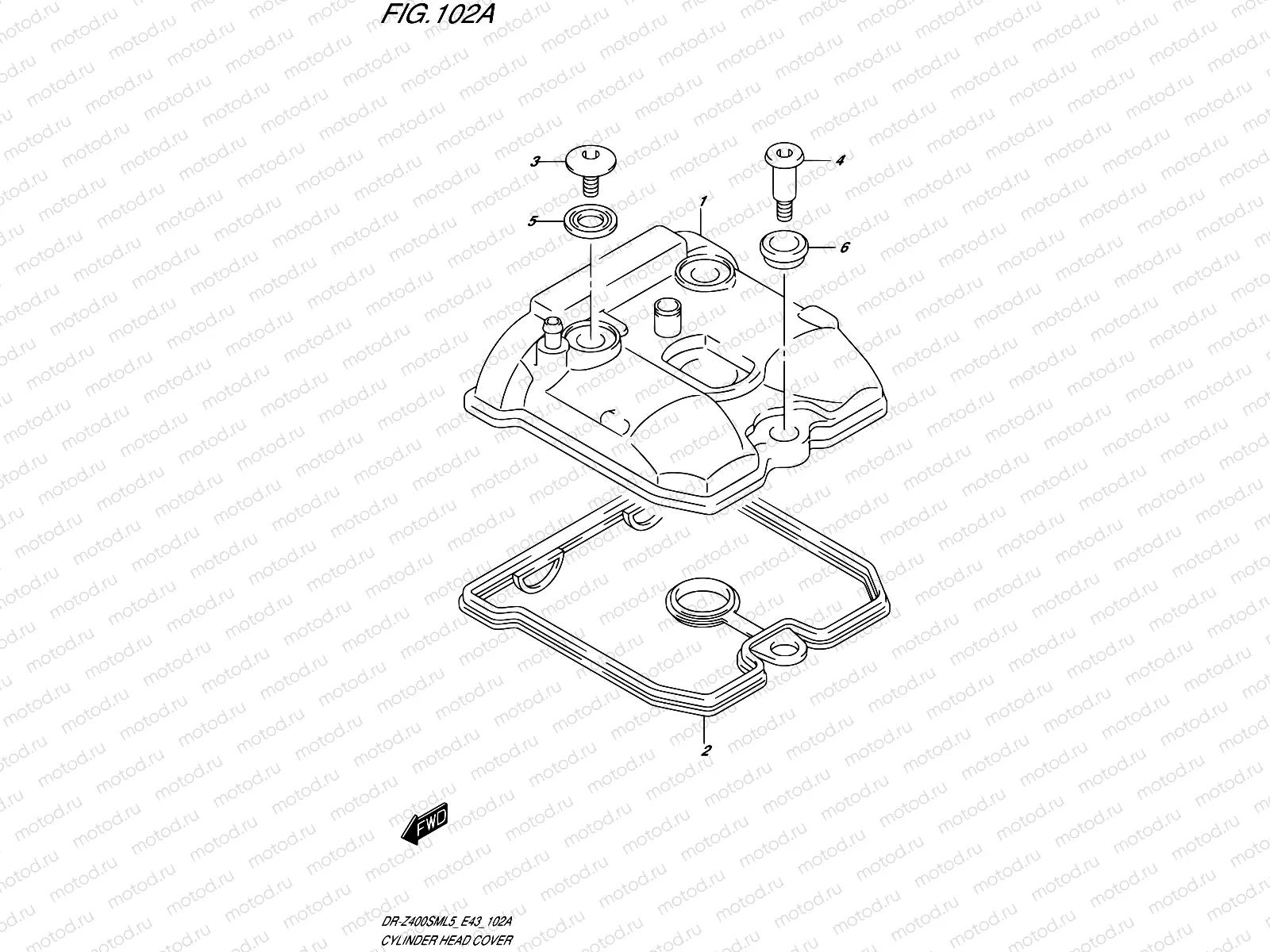 102A - CYLINDER HEAD COVER