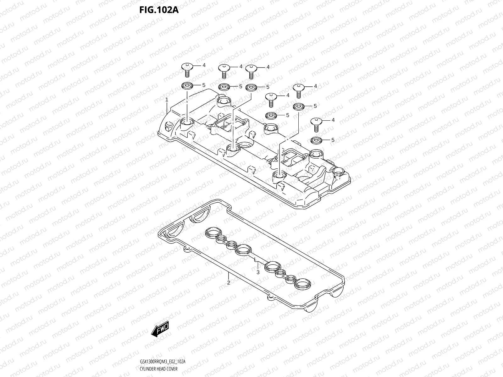 102A - CYLINDER HEAD COVER