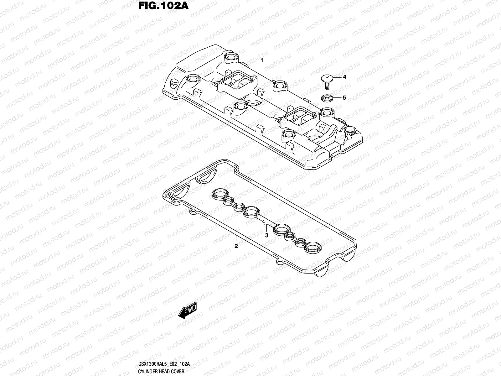 102A - CYLINDER HEAD COVER