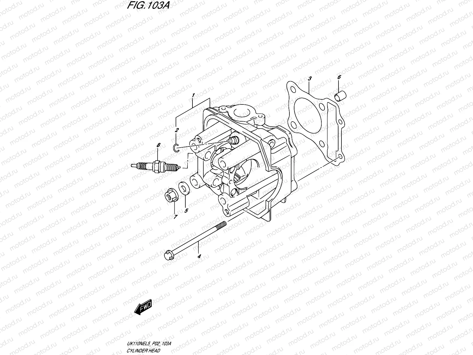 103A - CYLINDER HEAD