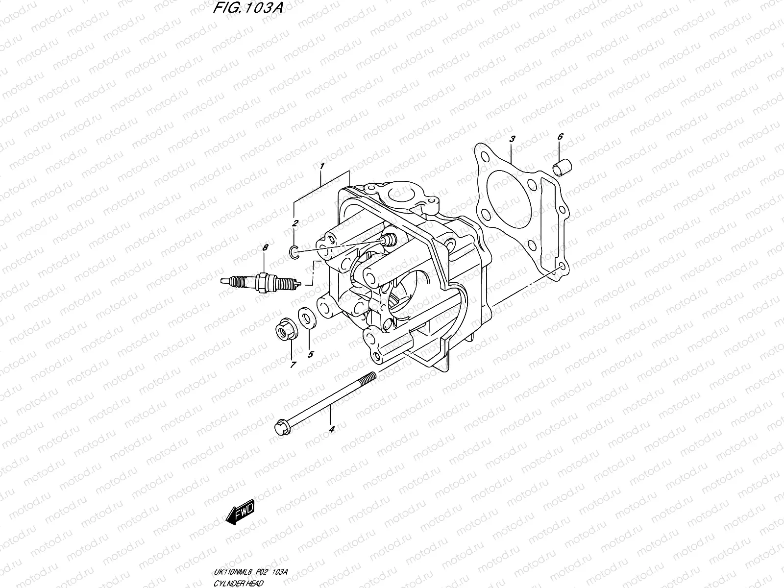 103A - CYLINDER HEAD