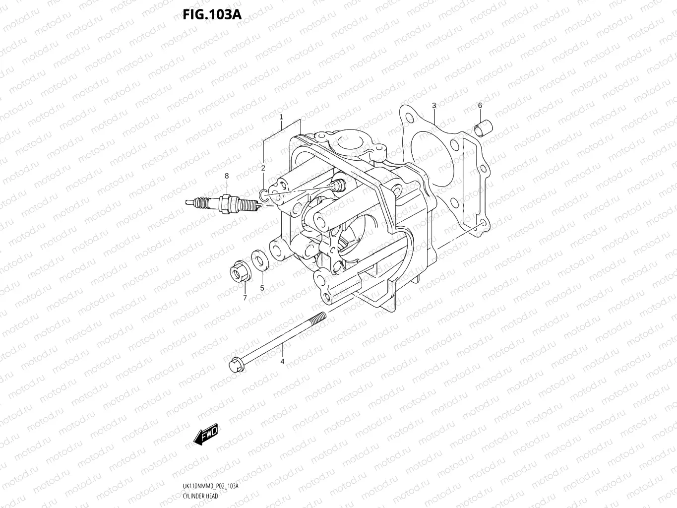 103A - CYLINDER HEAD