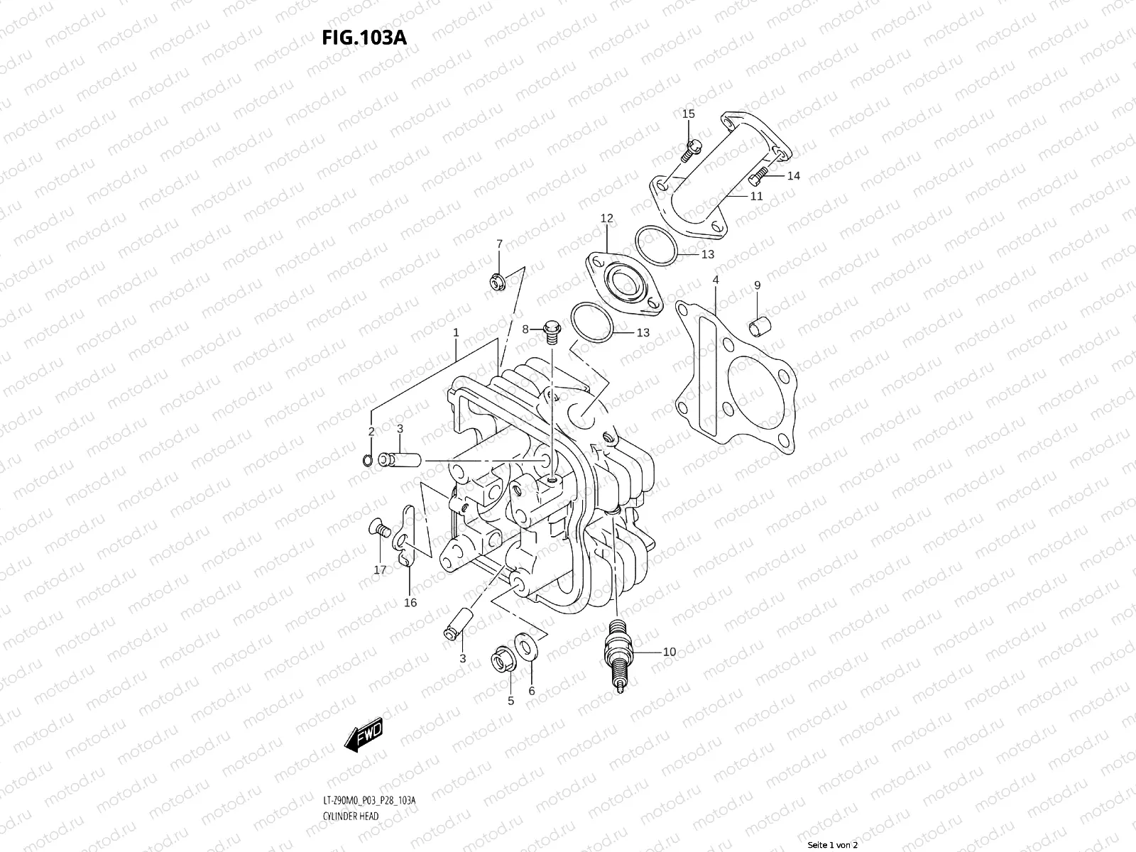 103A - CYLINDER HEAD
