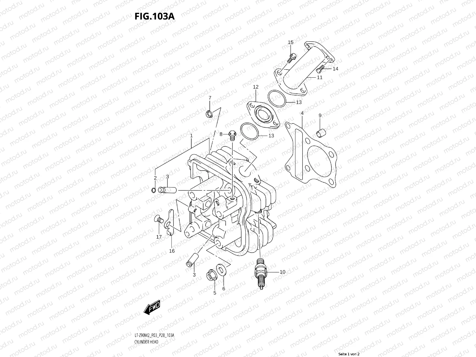 103A - CYLINDER HEAD