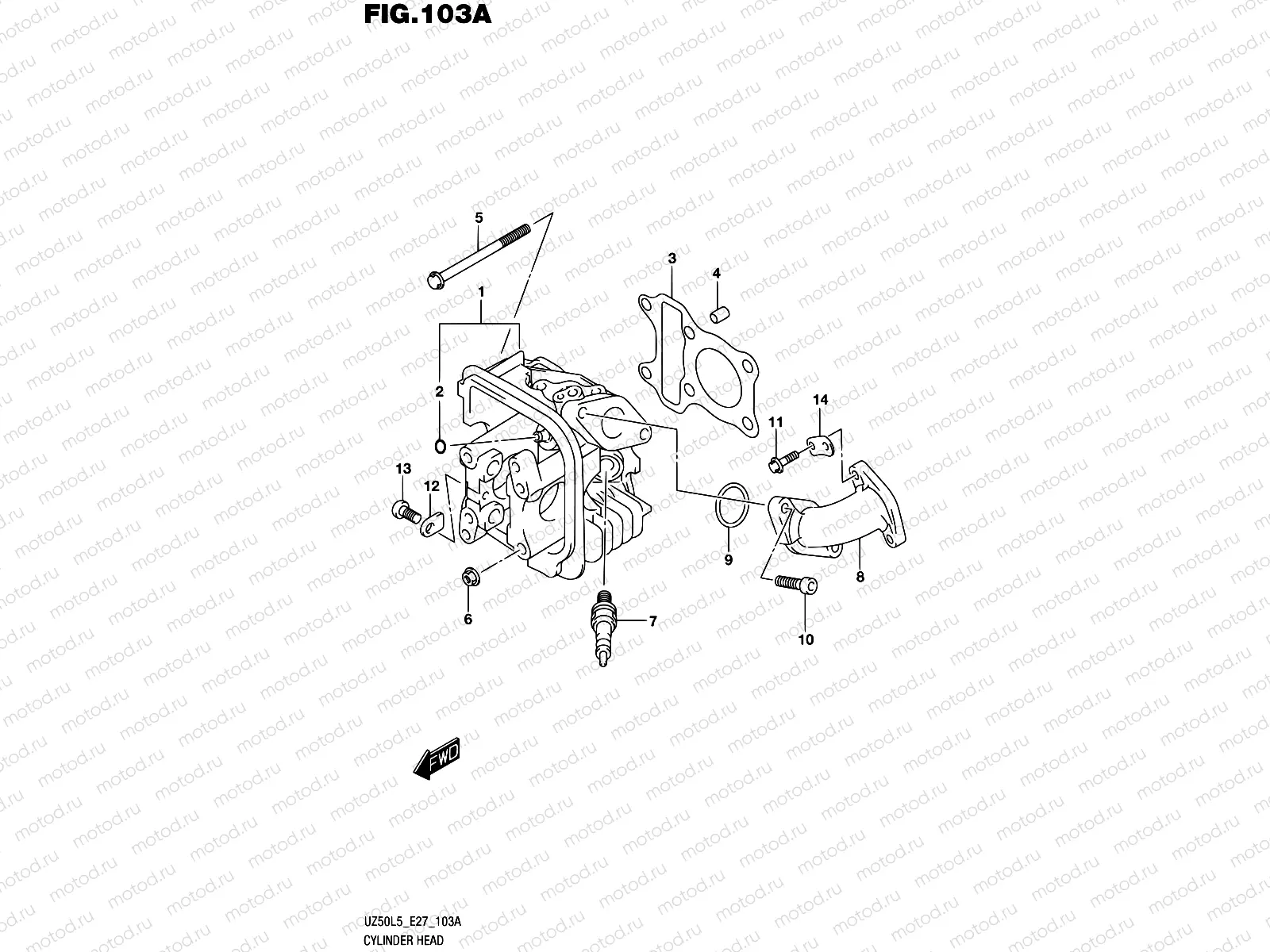 103A - CYLINDER HEAD