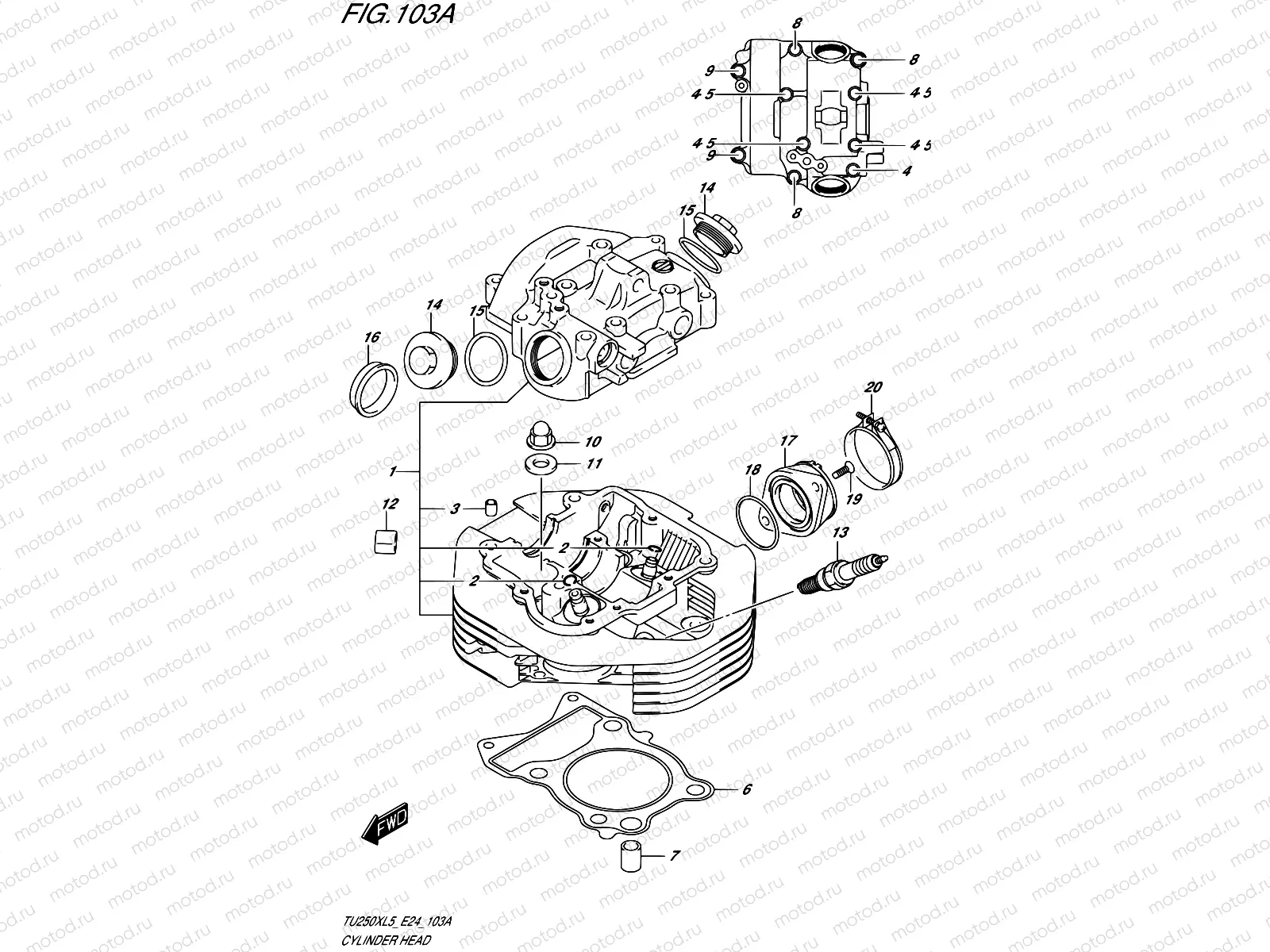 103A - CYLINDER HEAD